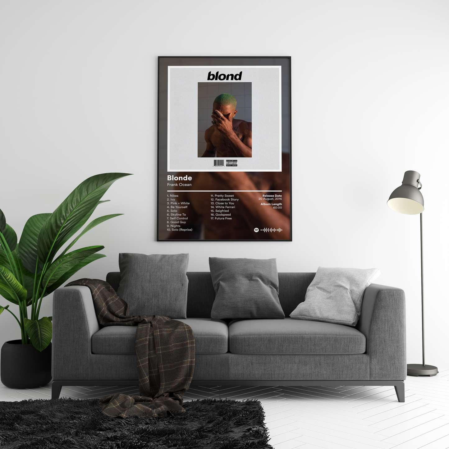 Frank Ocean 'Blonde' Album Poster