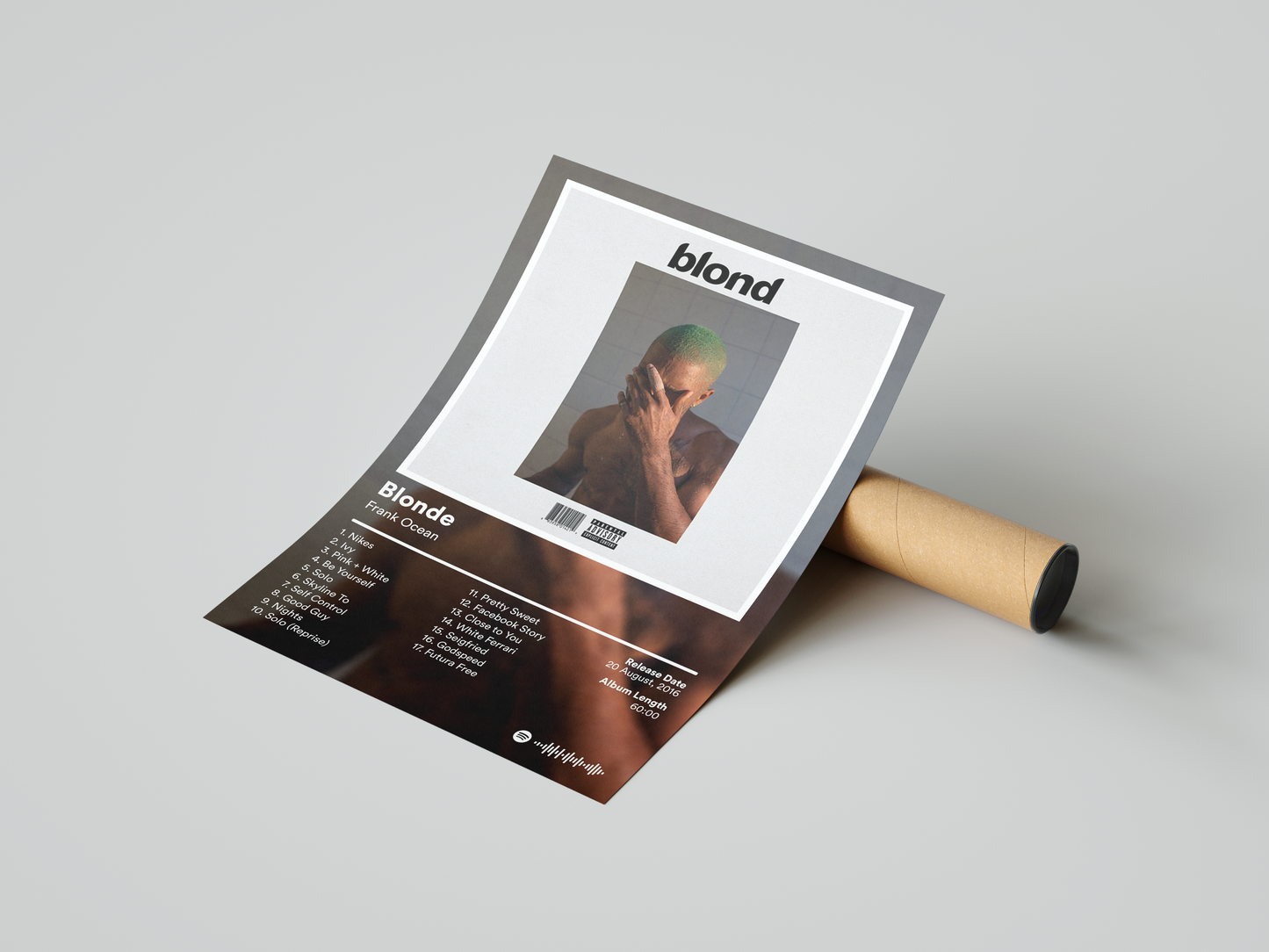 Frank Ocean 'Blonde' Album Poster
