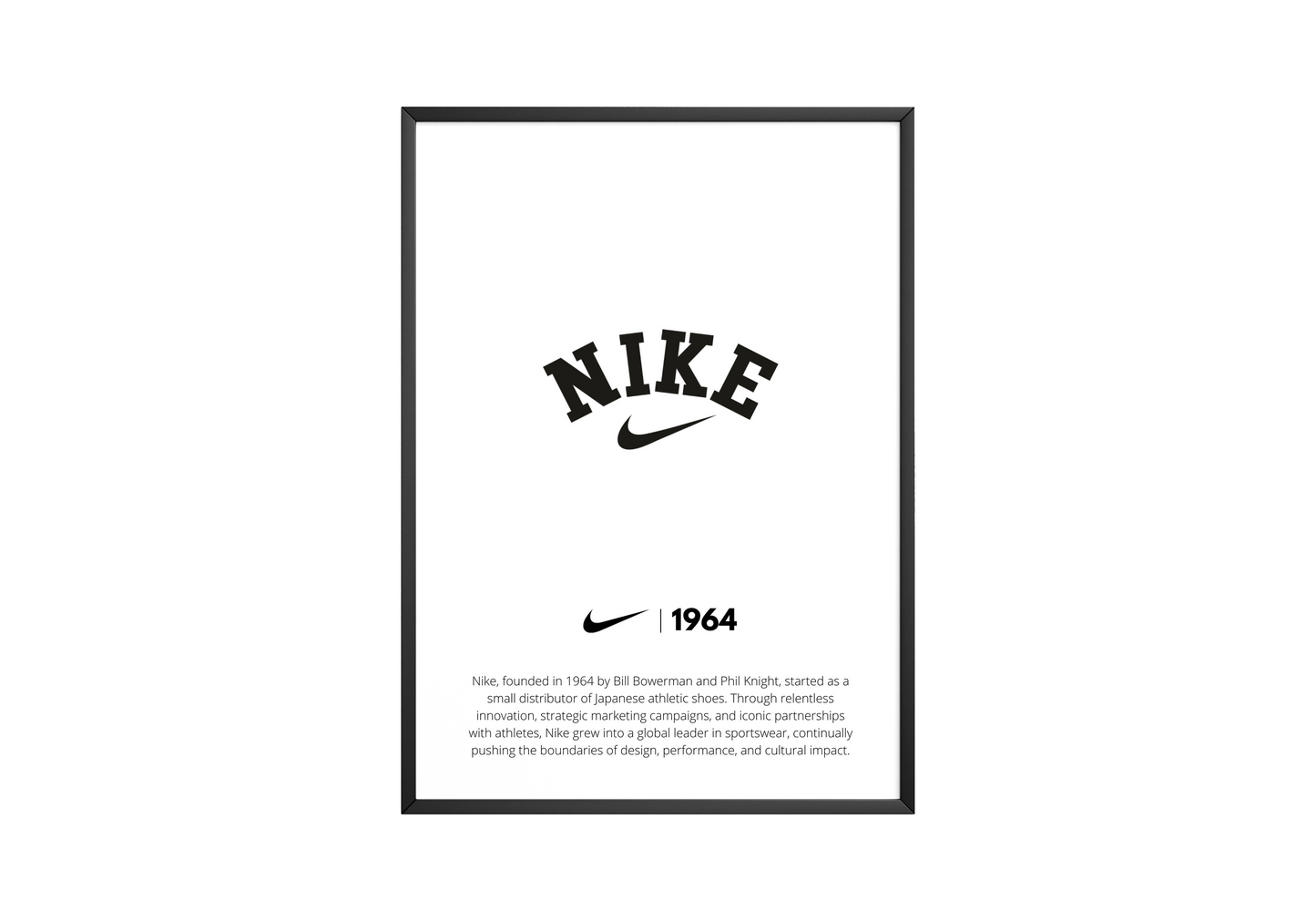 Nike Founded In 1964 Poster