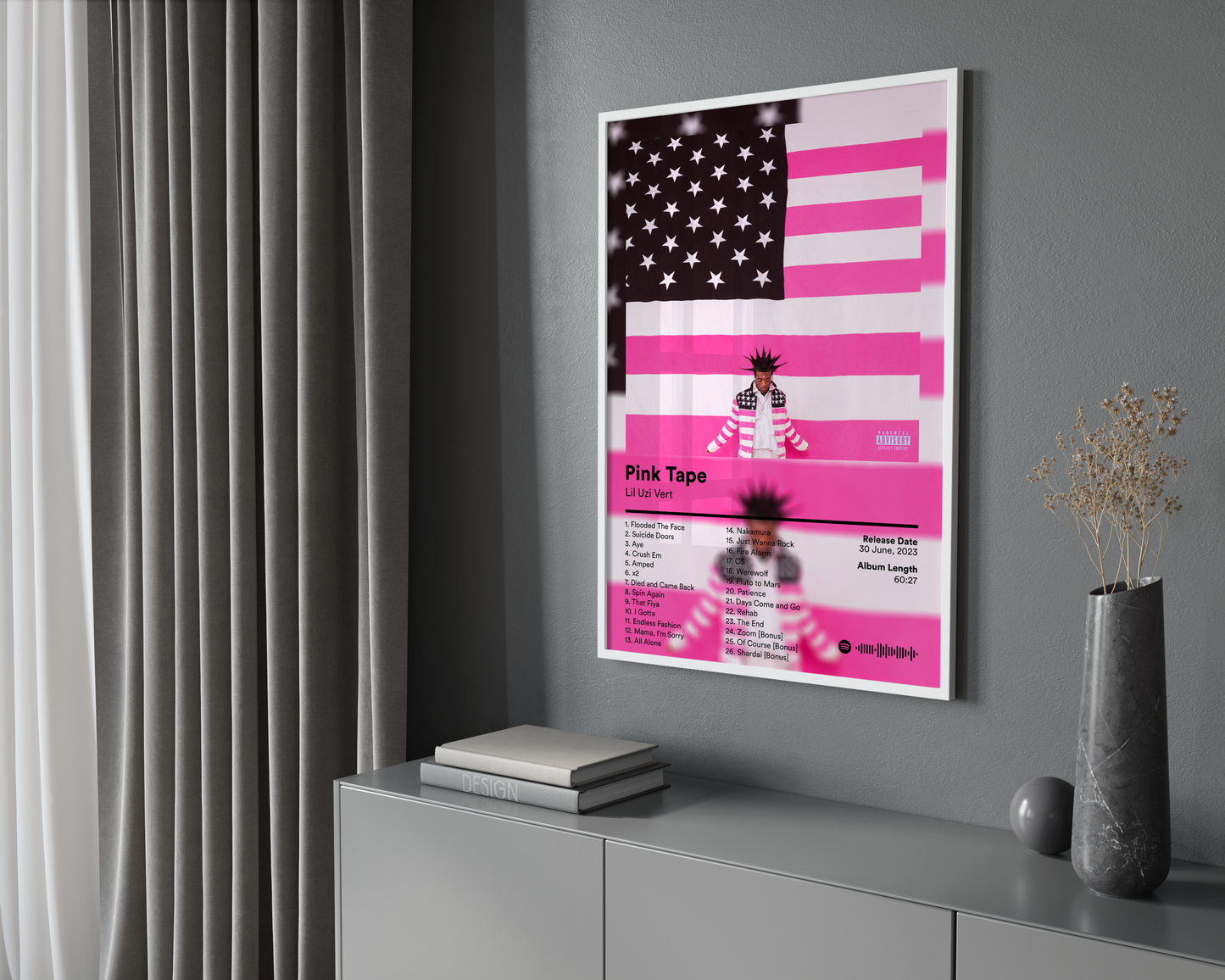 Lil Uzi Vert 'Pink Tape' Album Poster