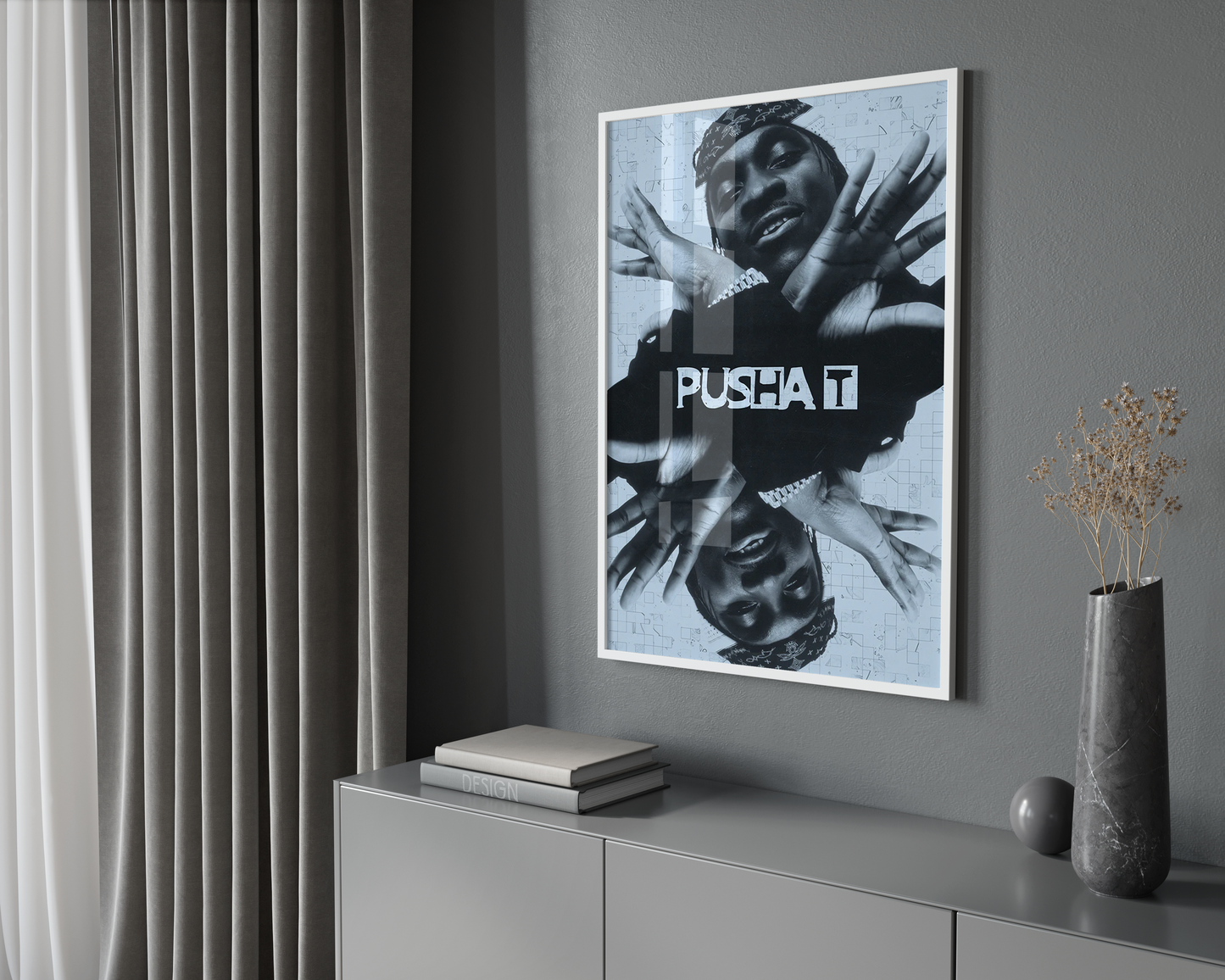 Pusha T 'Mirrored' Poster