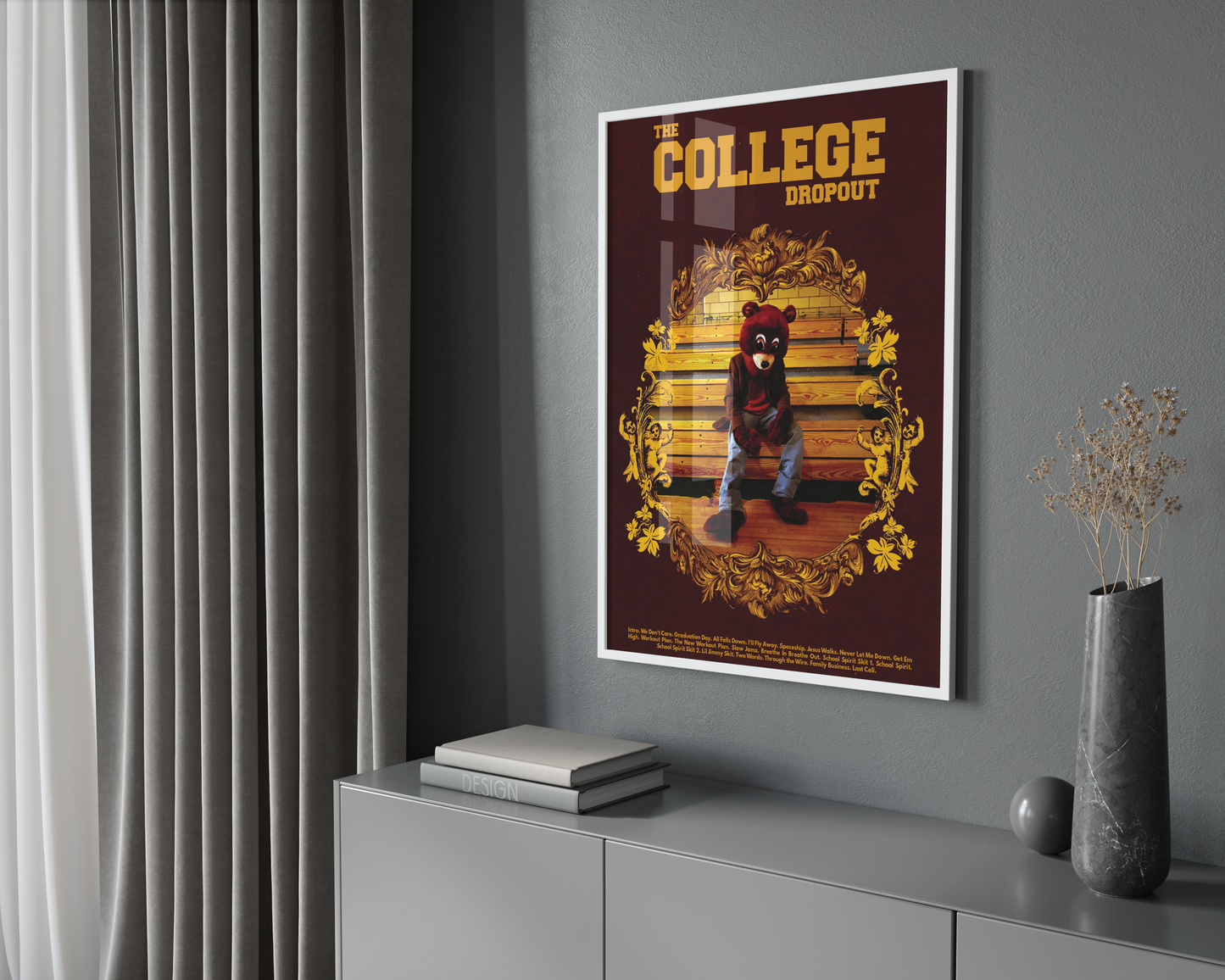 Kanye West 'The College Dropout' V1 Poster