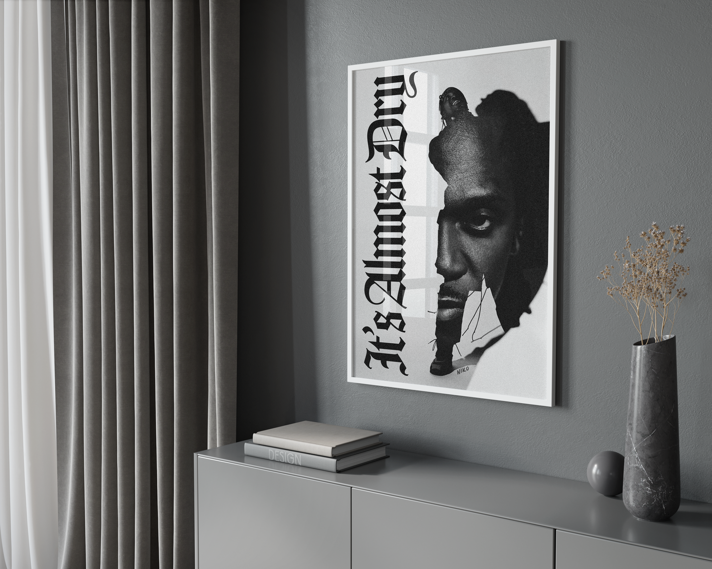 Pusha T 'Almost Dry' Poster