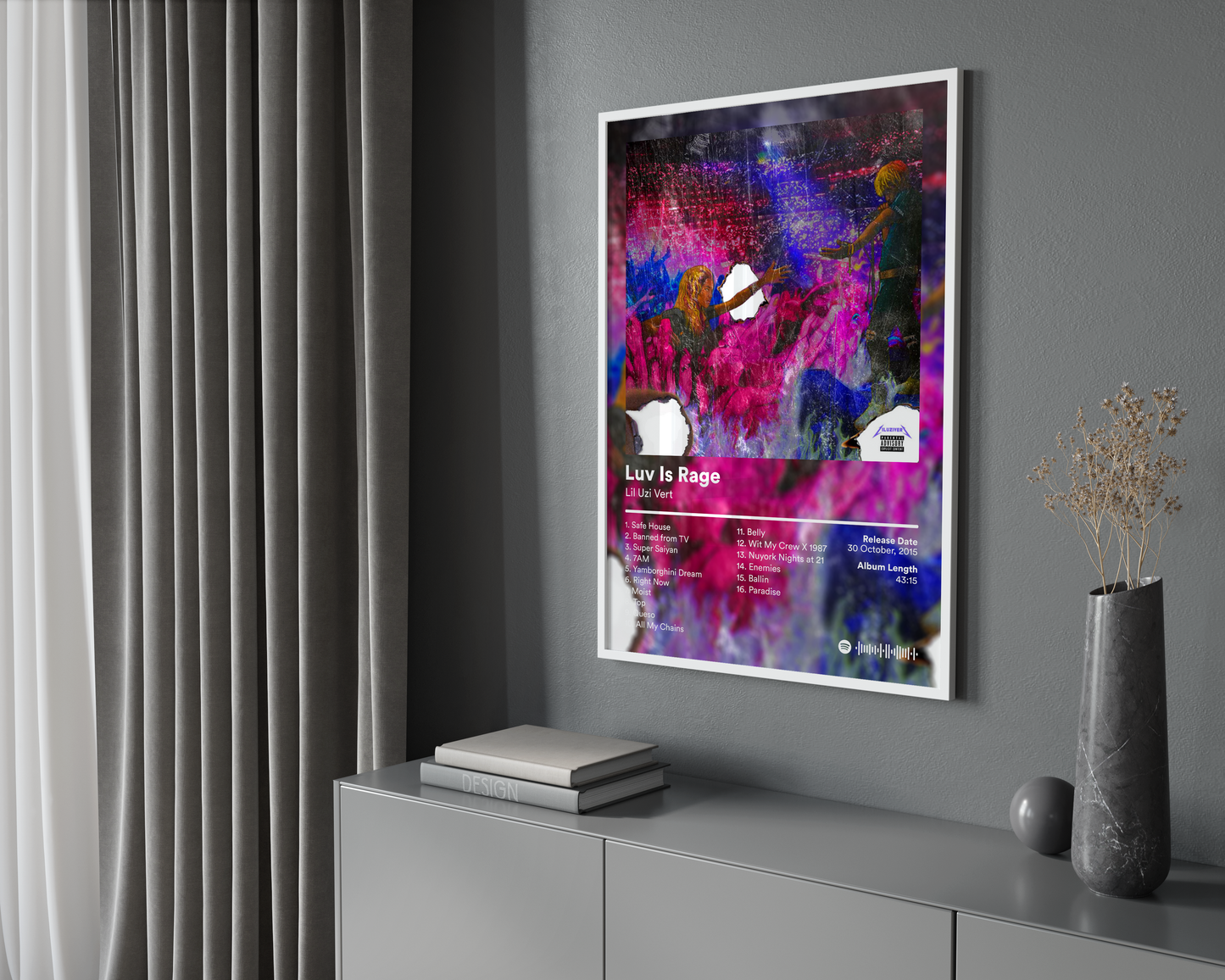 Lil Uzi Vert 'Luv Is Rage' Album Poster