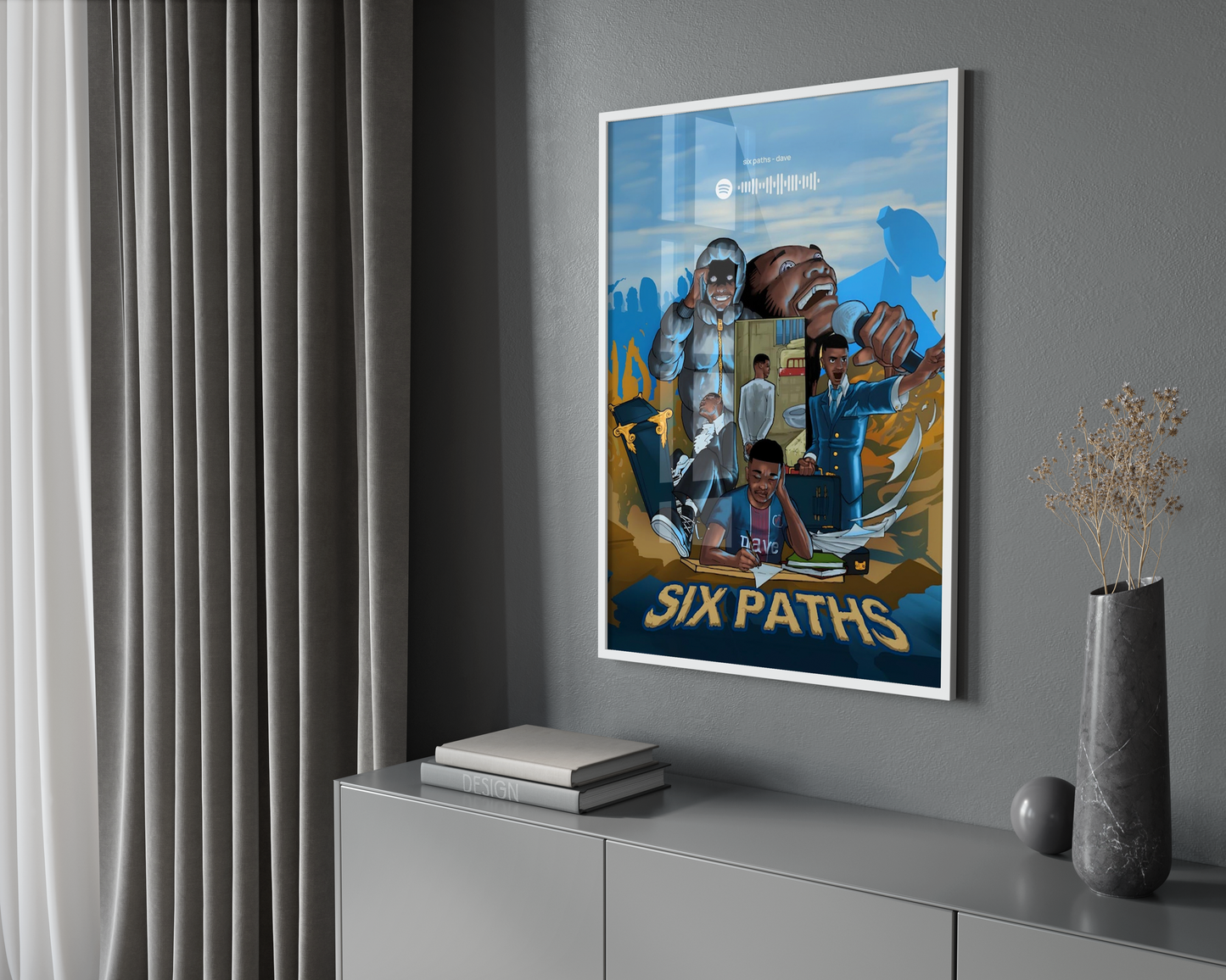 Dave 'Six Paths' Spotify Poster