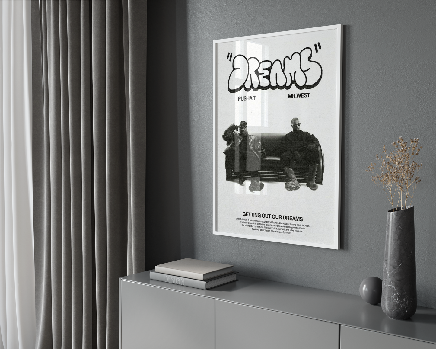 Pusha T & Kanye West 'Dreams' Poster