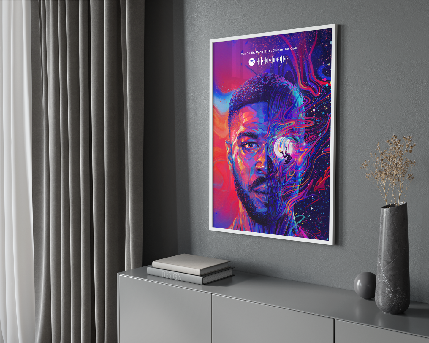 Kid Cudi 'Man On The Moon III' Spotify Poster