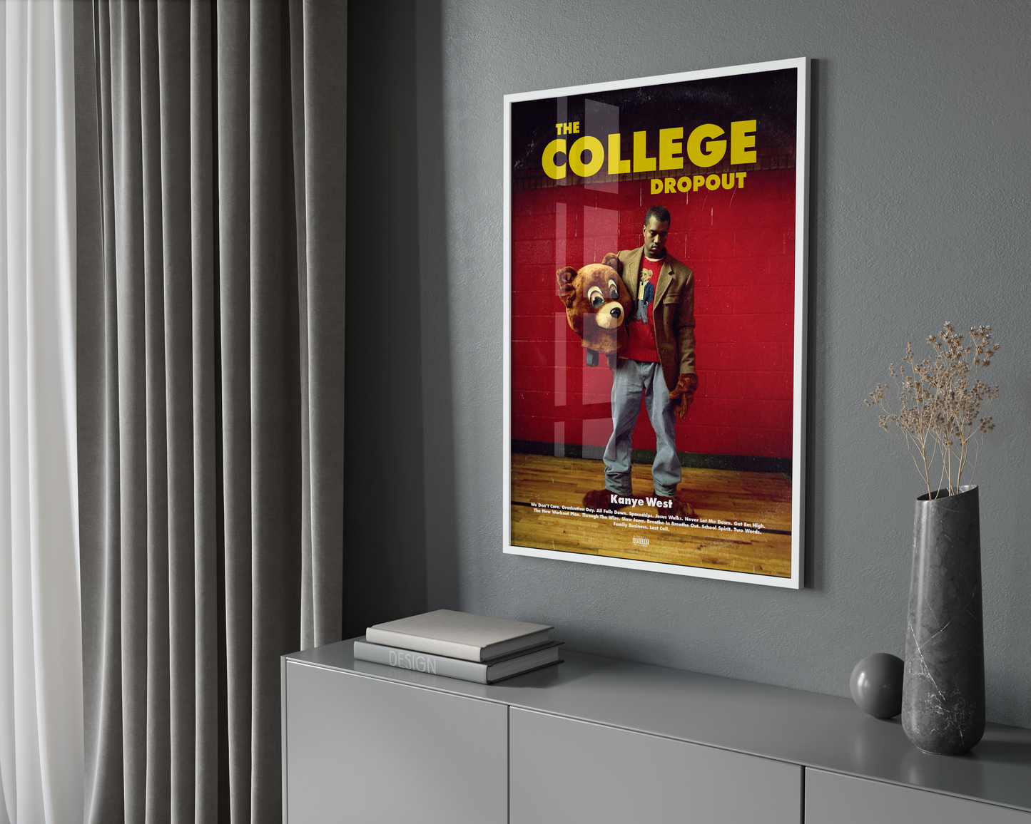 Kanye West 'The College Dropout' V2 Poster