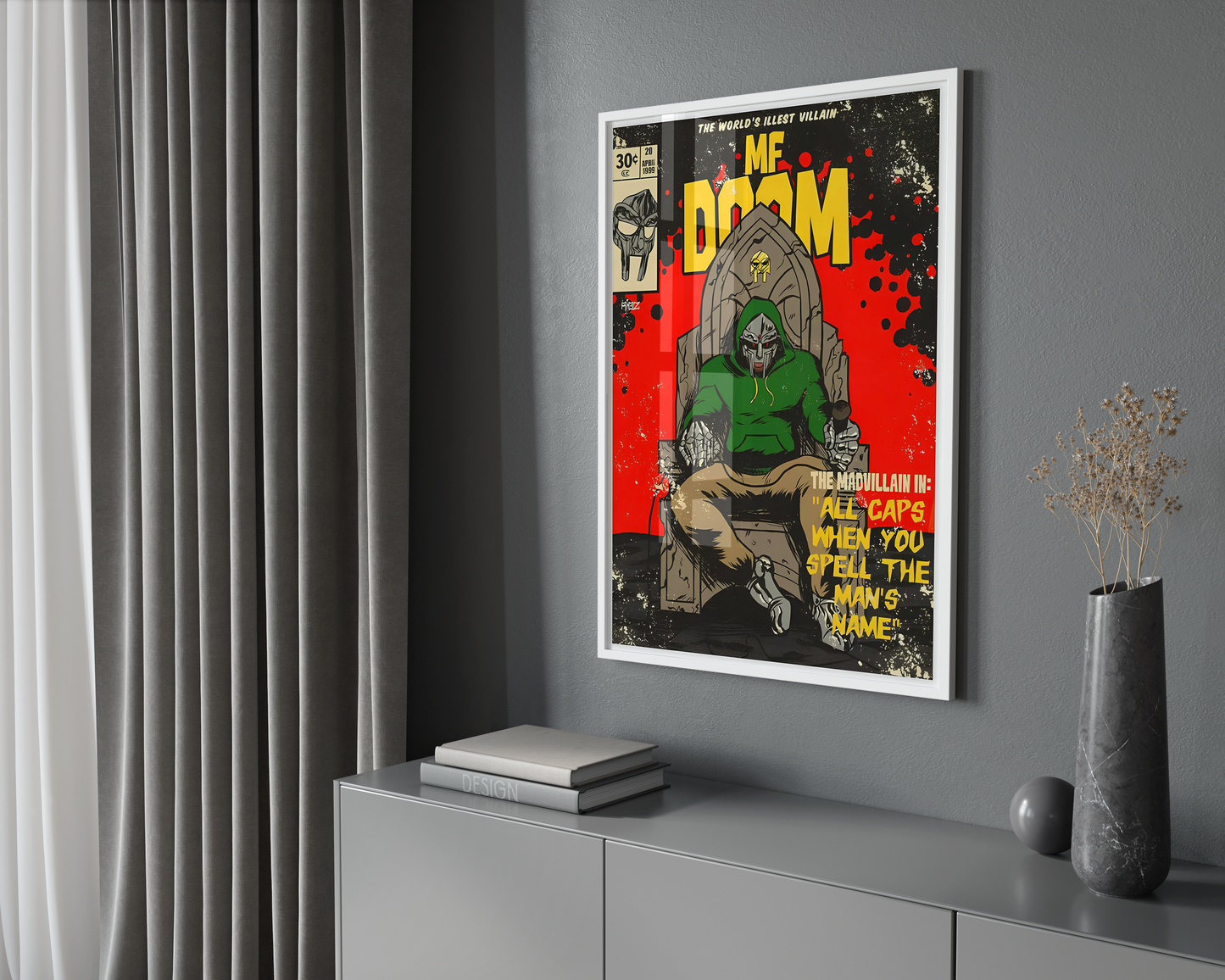 MF Doom 'Comic' Poster