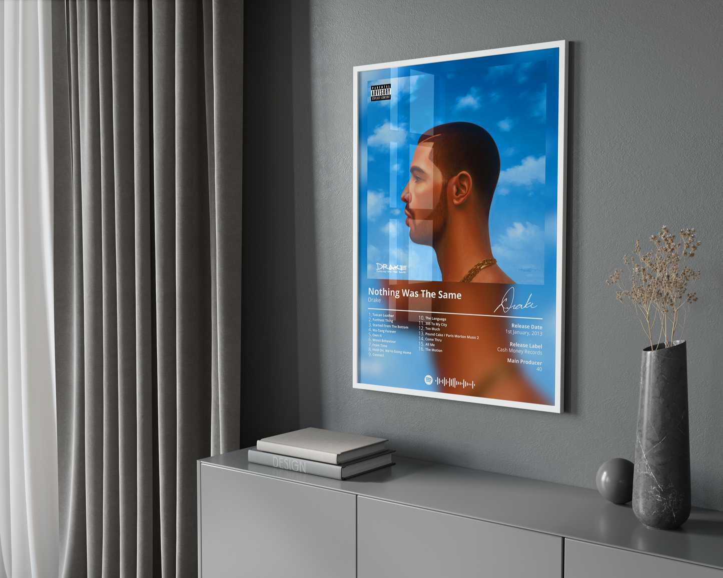 Drake - "Nothing Was The Same" Album Poster