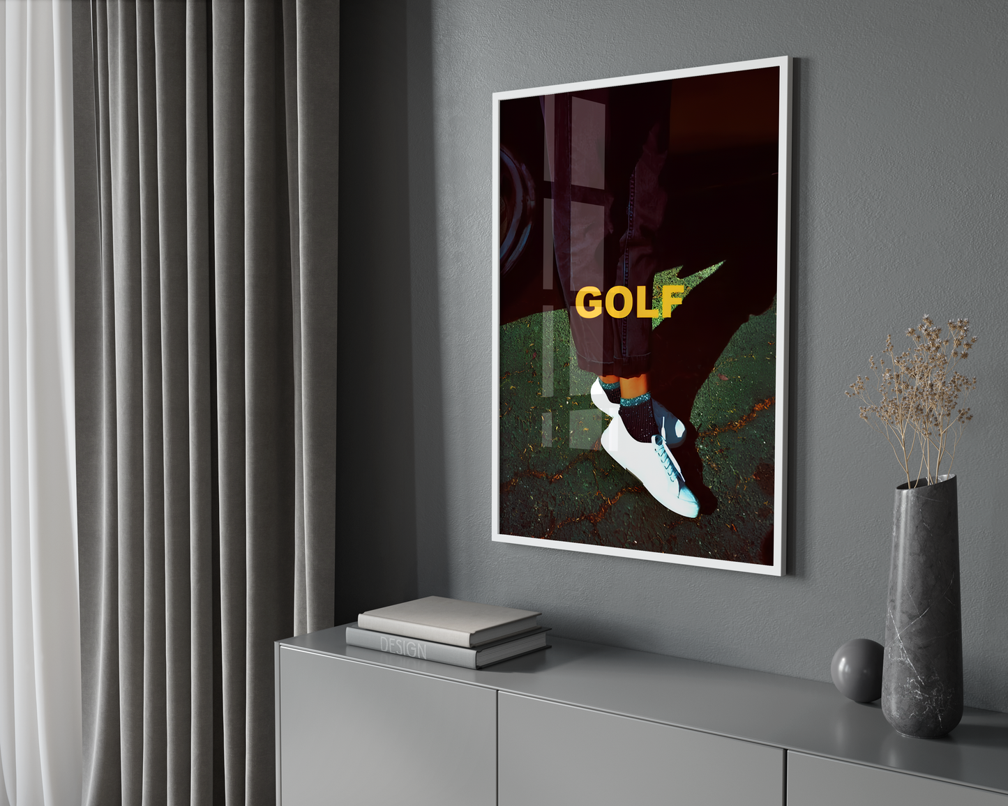 Golf Fashion Poster