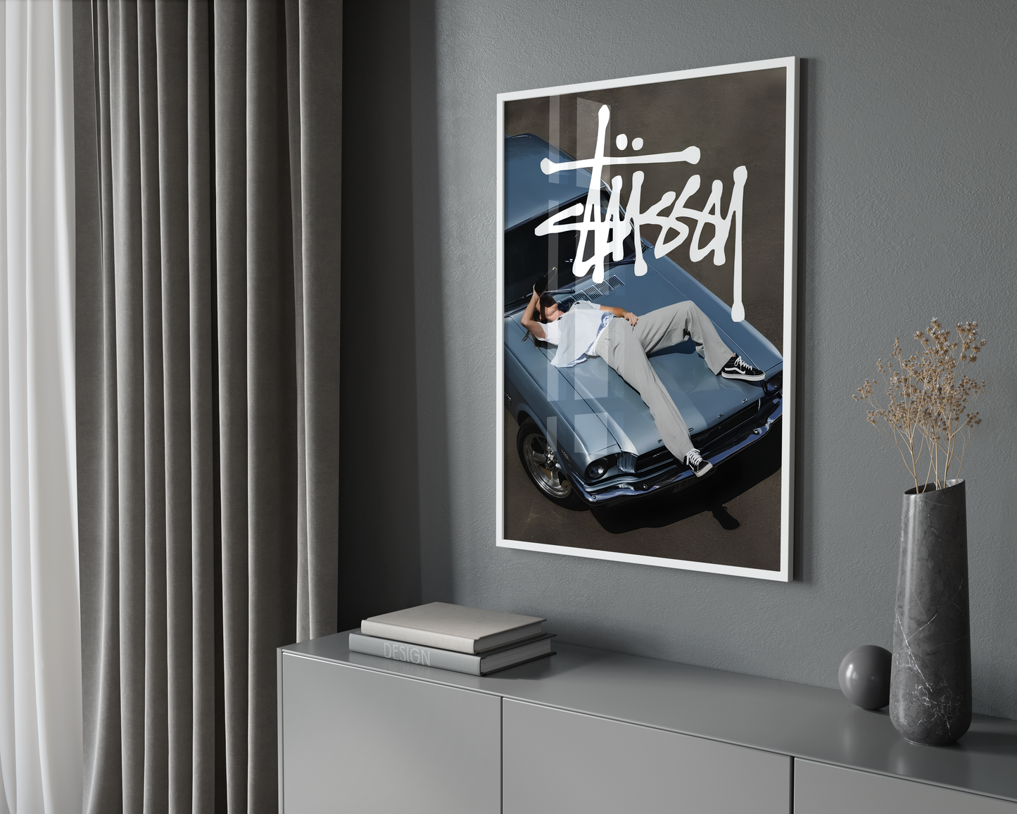 Stussy Mustang Poster