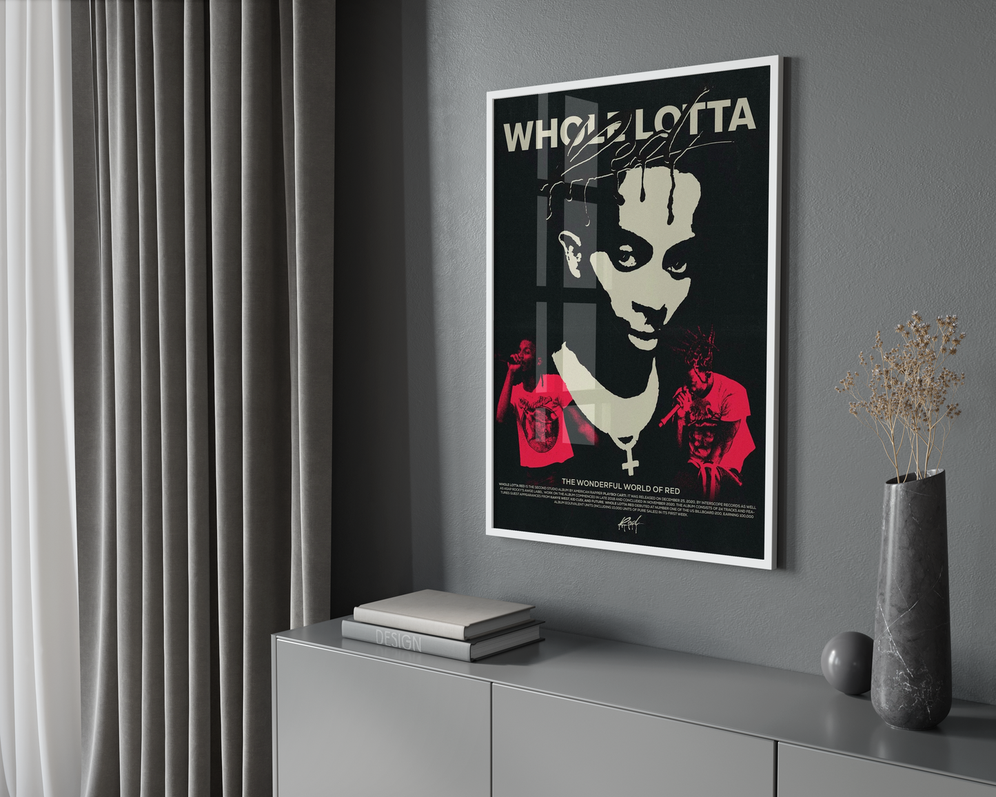 Playboi Carti 'Whole Lotta Red' Focus Poster