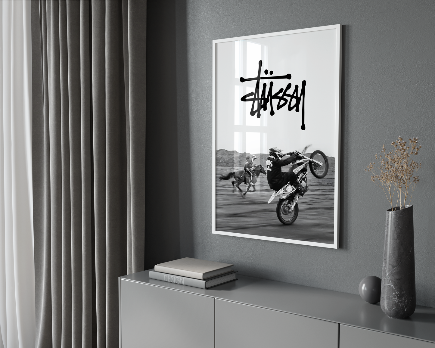 Stussy Motorbike Poster