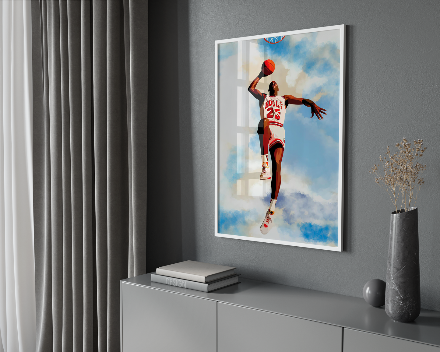 Jordan Bulls Fly Poster