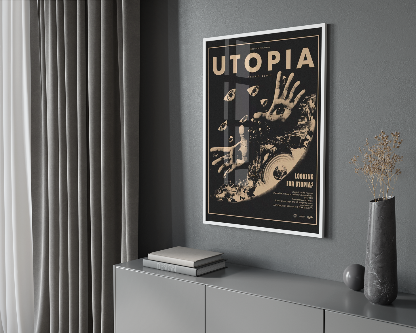 Travis Scott 'Looking For Utopia' Poster