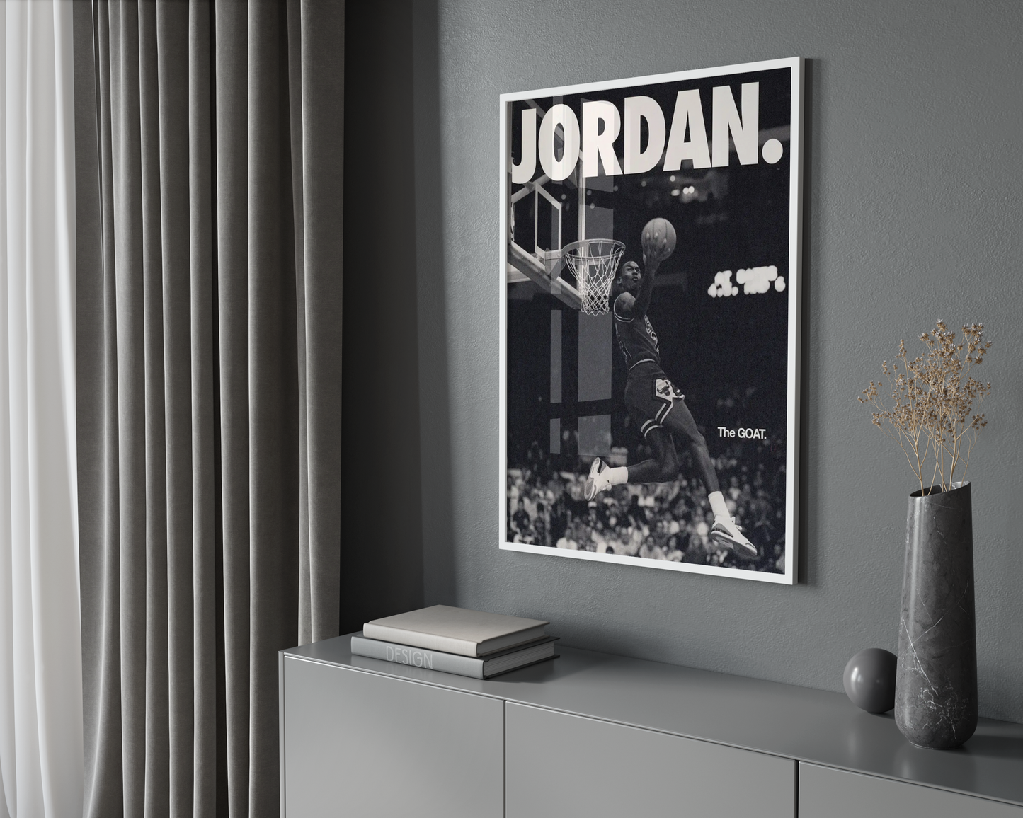 Michael Jordan 'The Goat' Poster