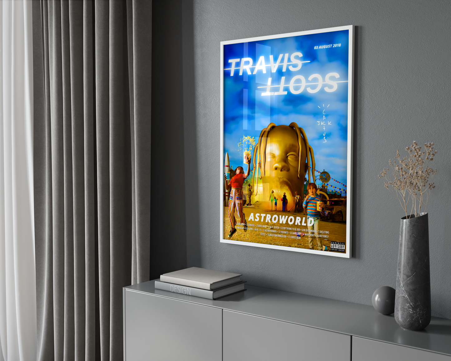 Travis Scott 'Astroworld' Poster