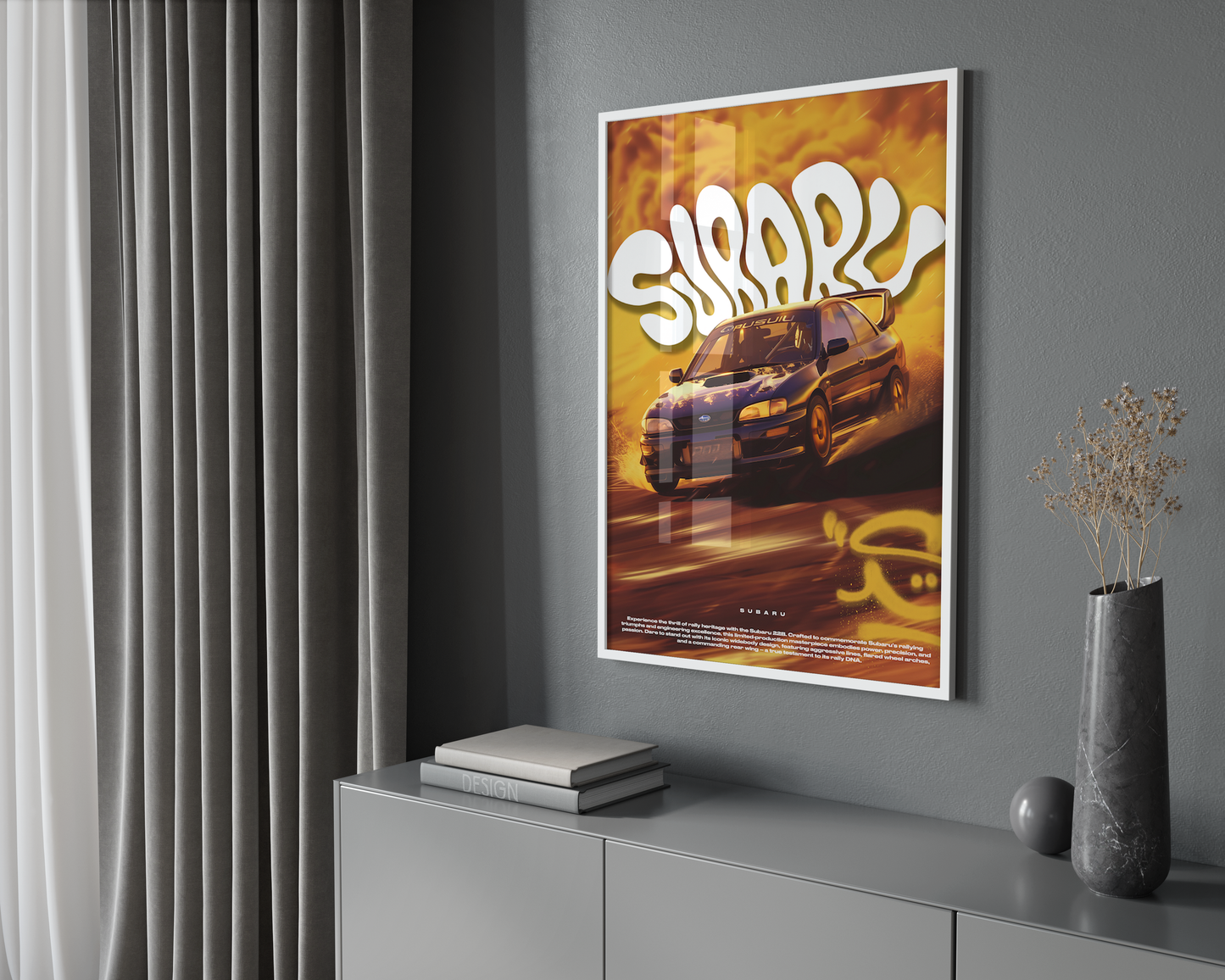 Subaru 22B Poster