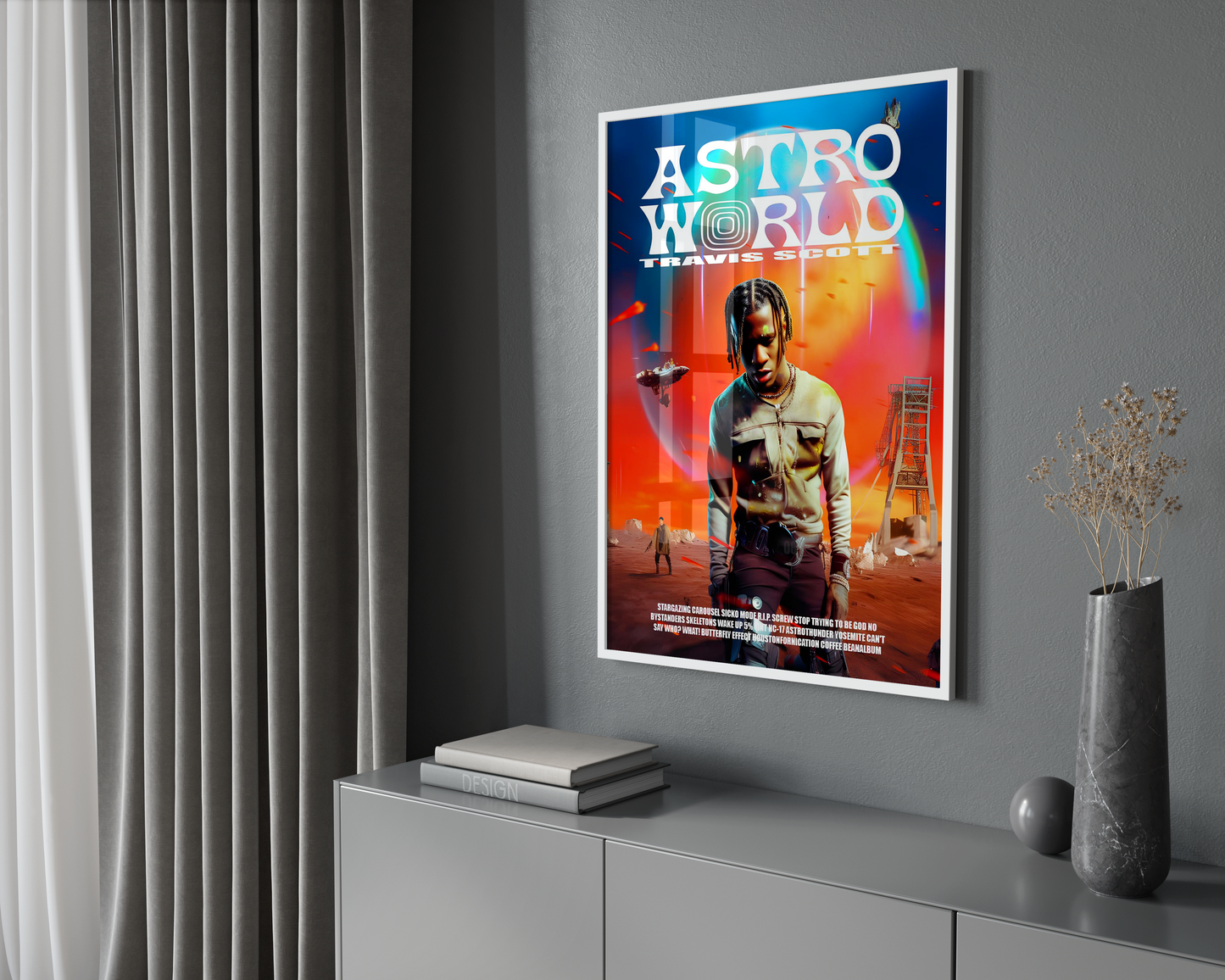 Travis Scott - Outerworld Atstro Poster