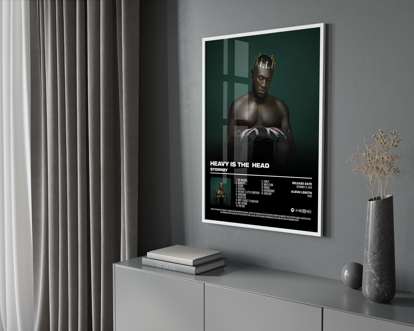 Stormzy 'Heavy Is The Head' Album Poster