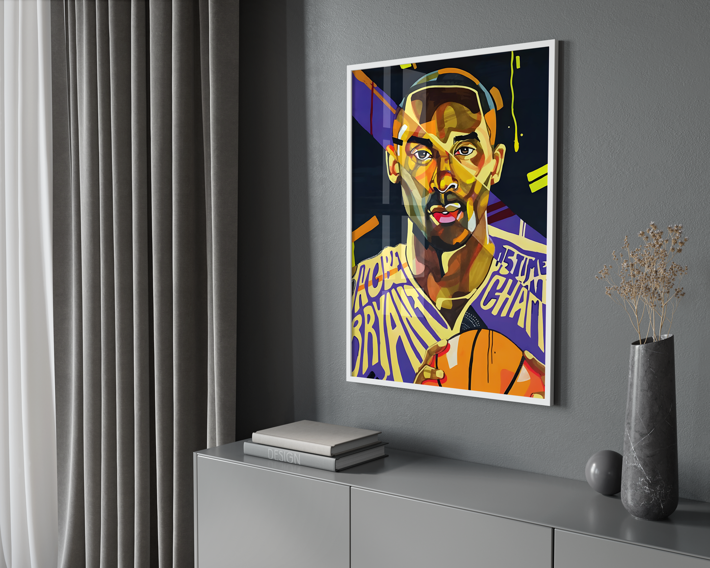 Kobe Bryant Painting Poster