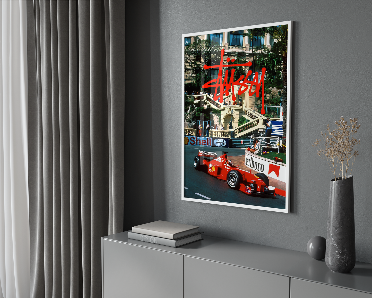 Stussy Ferrari F1 Poster