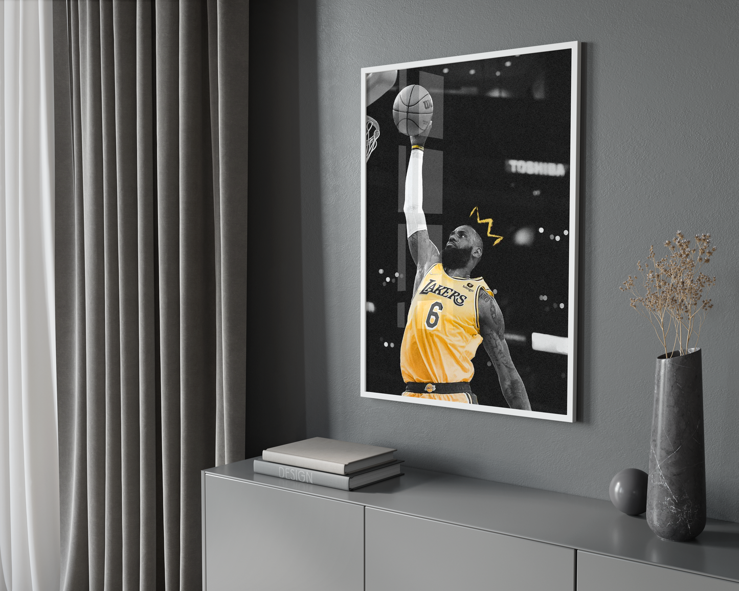 Lebron James 'KING' Poster