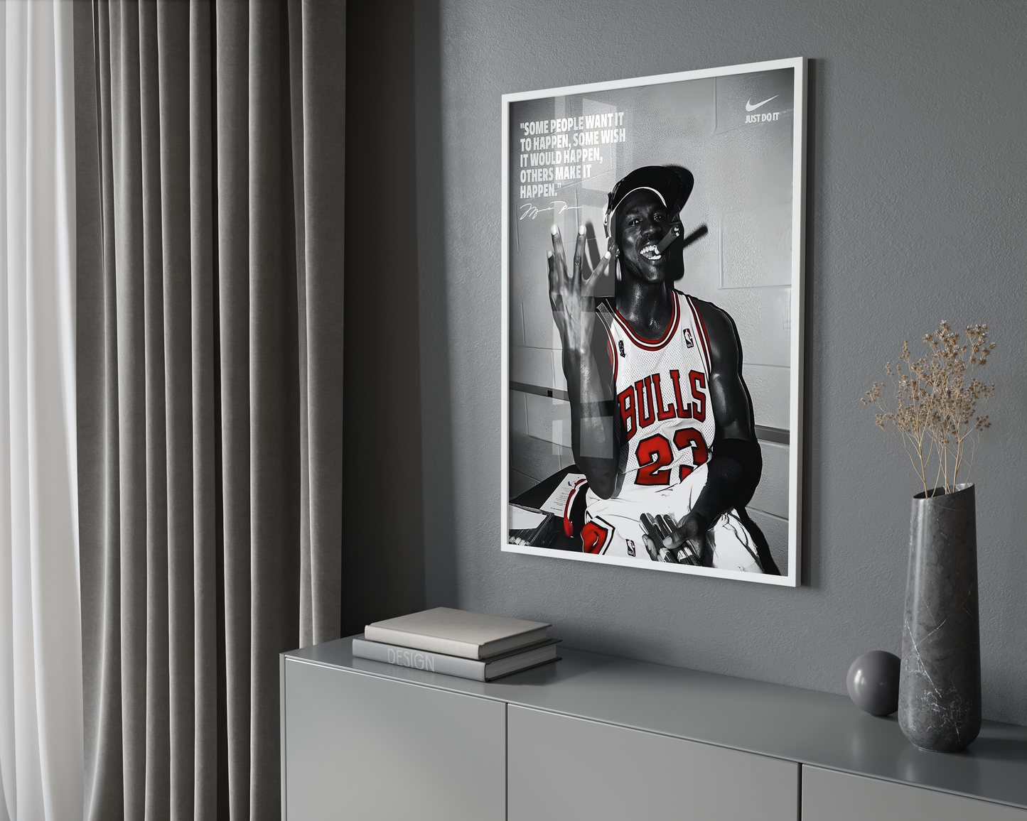 Michael Jordan Vintage Trophy Poster