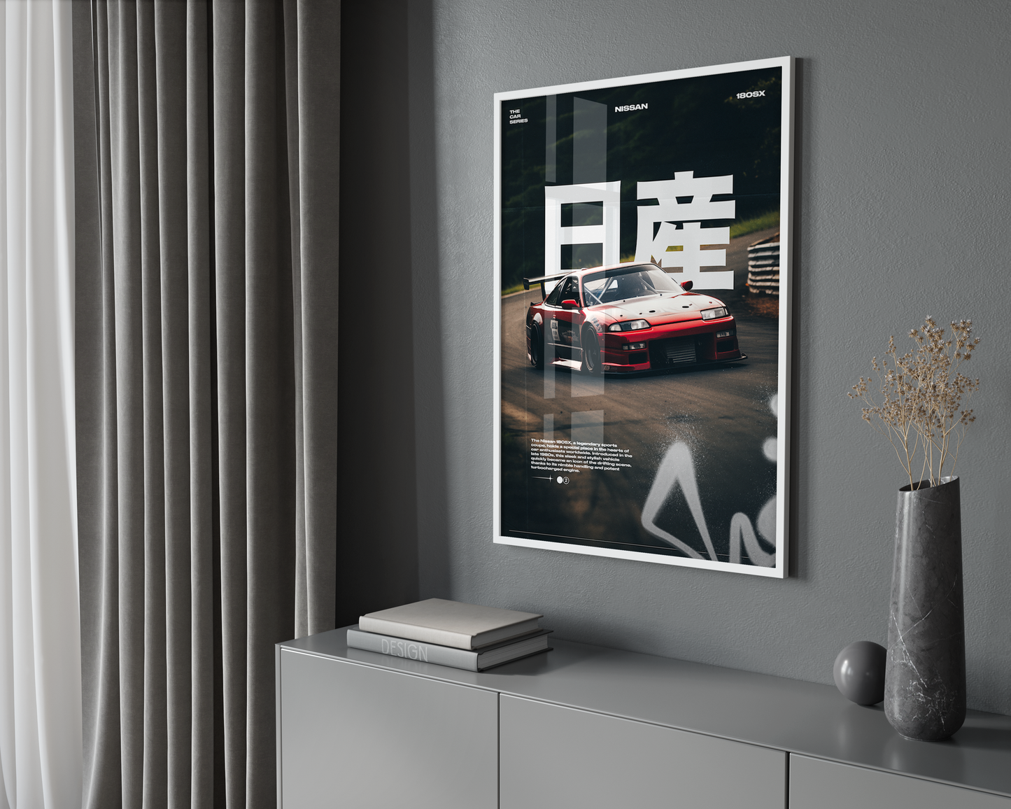 Nissan 180SX Poster