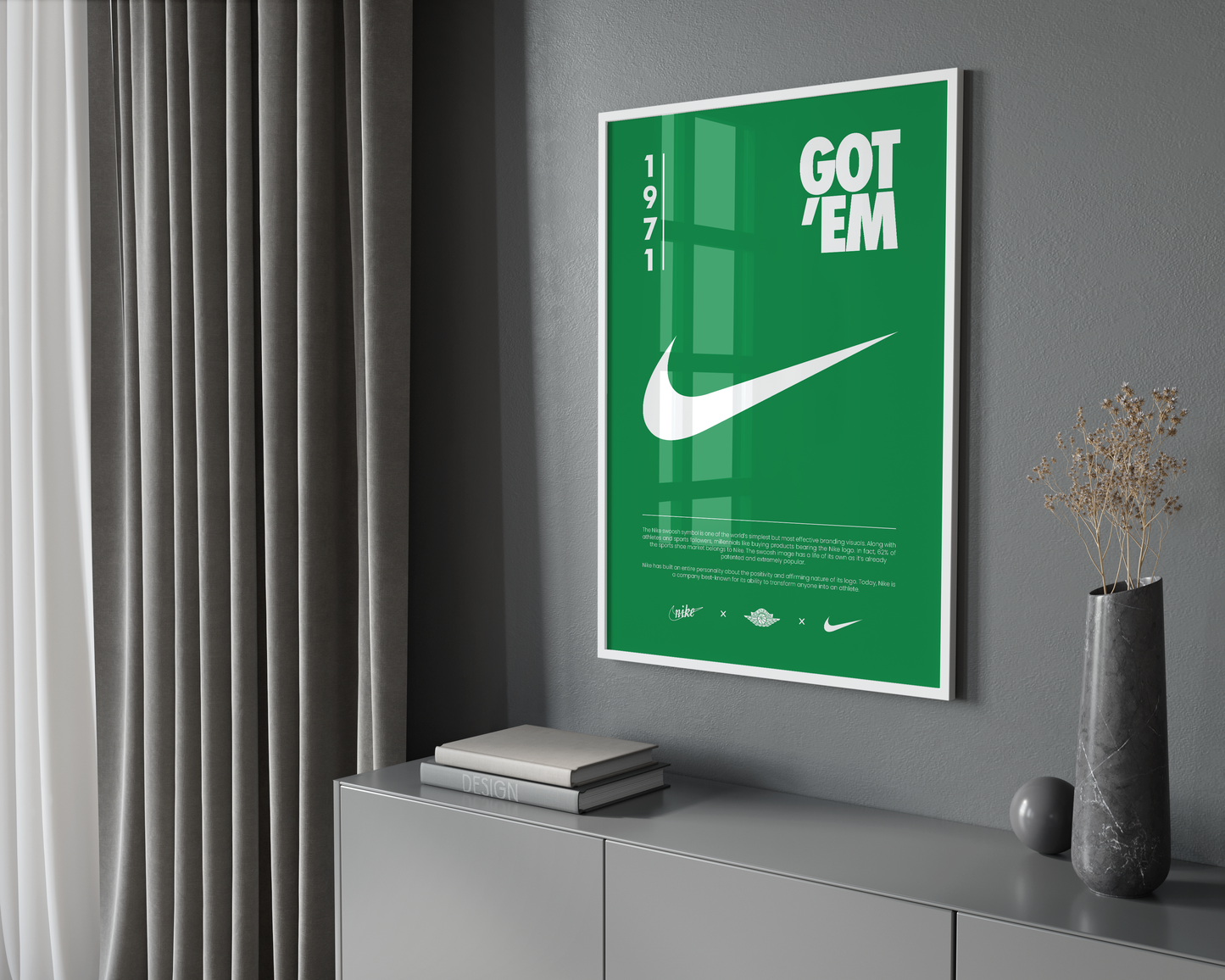 Nike Origins Green Poster