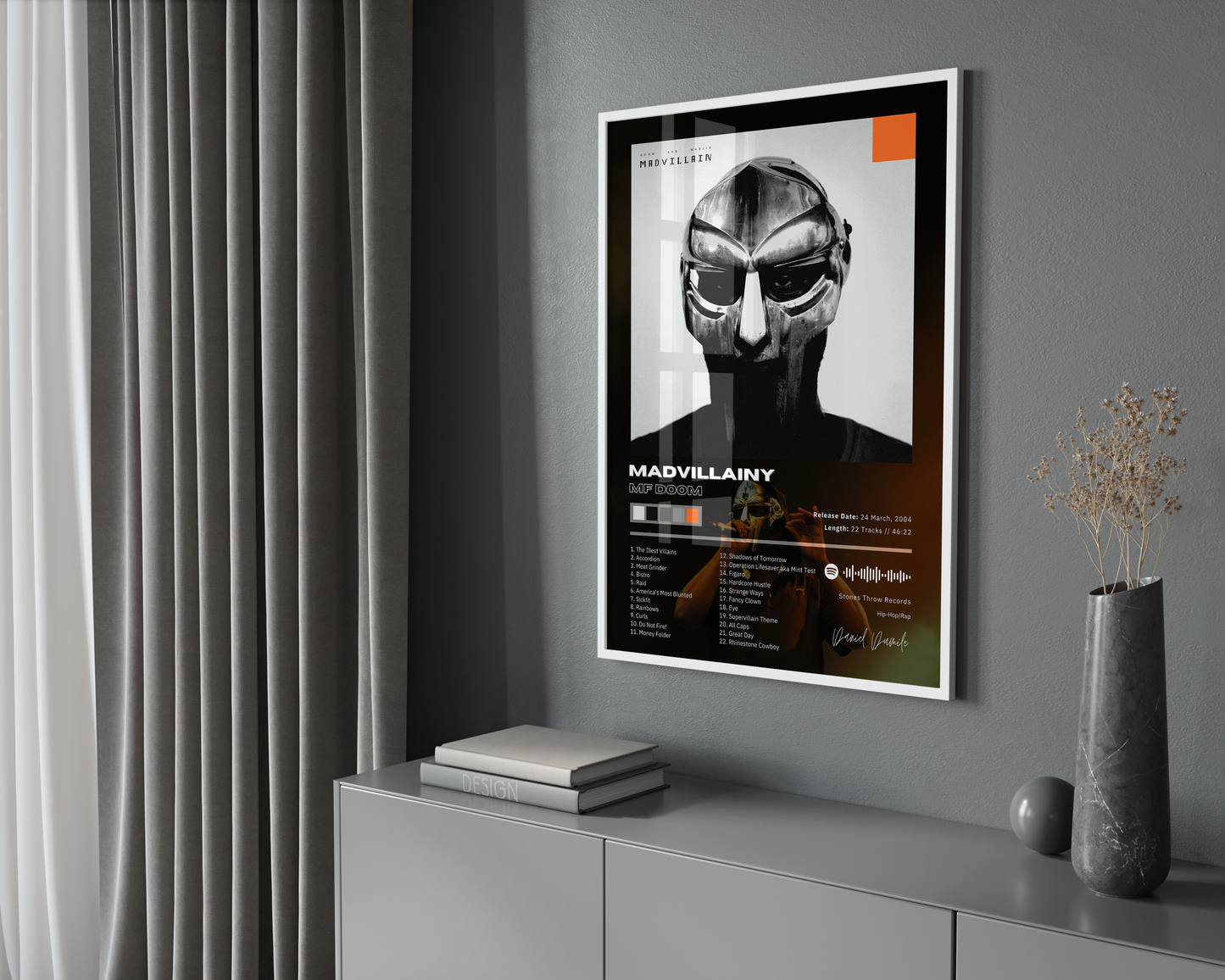 MF DOOM 'Madvillainy' Album Poster