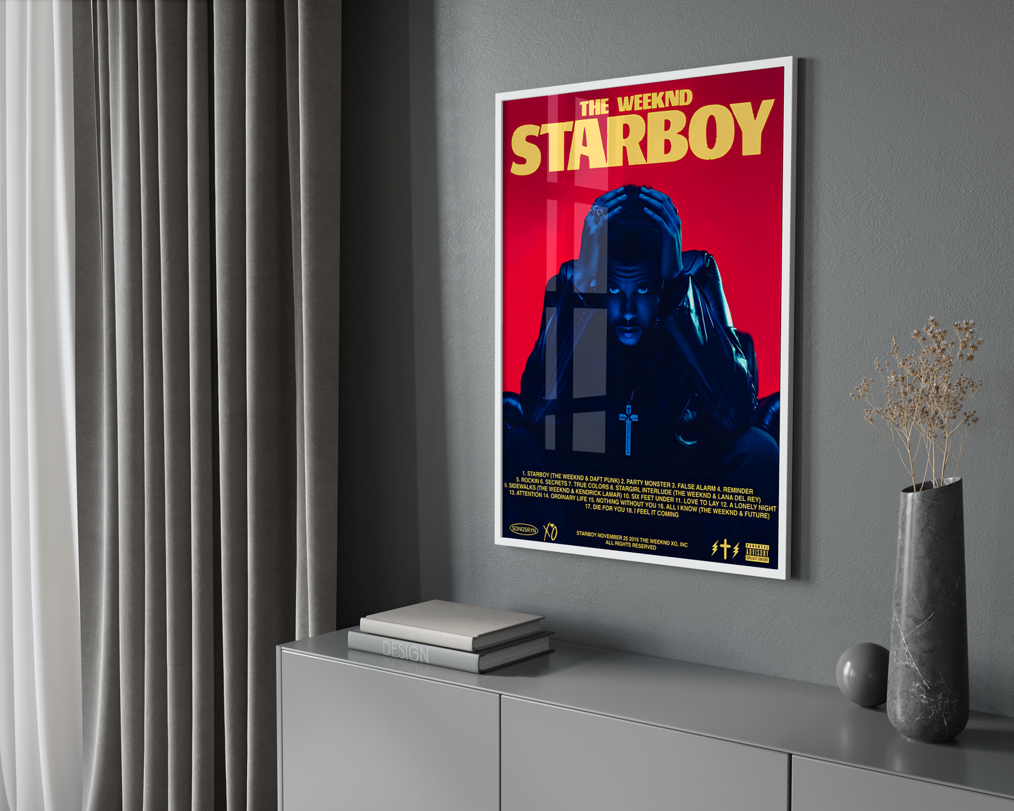 The Weeknd 'Starboy' Poster