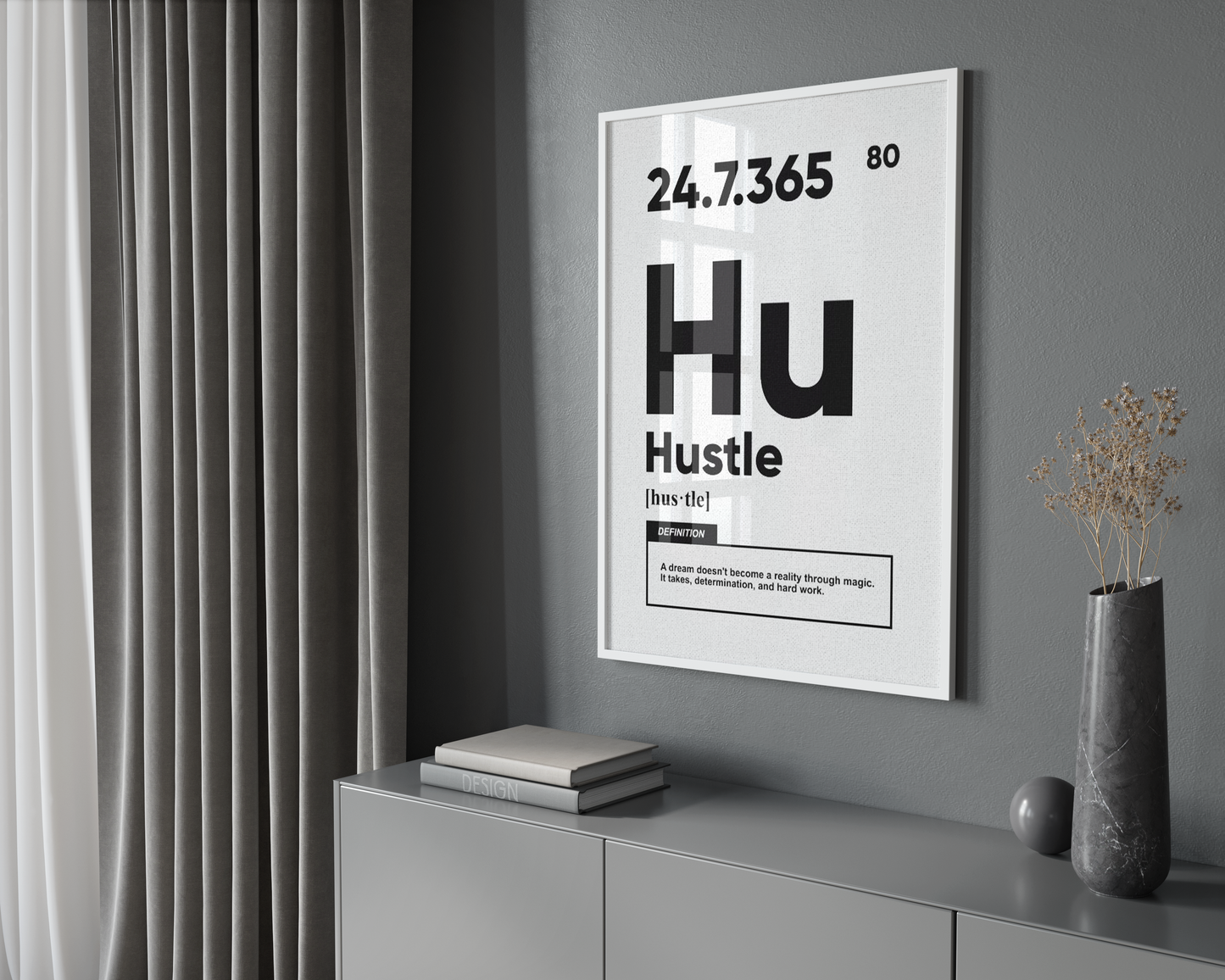 Hustle Definition Poster