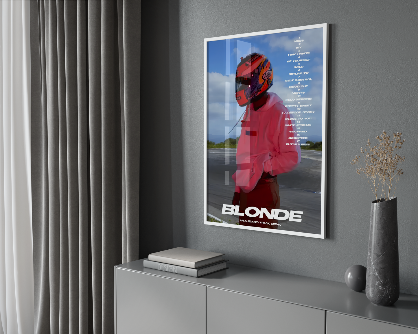 Frank Ocean 'Blonde' Aesthetic Poster