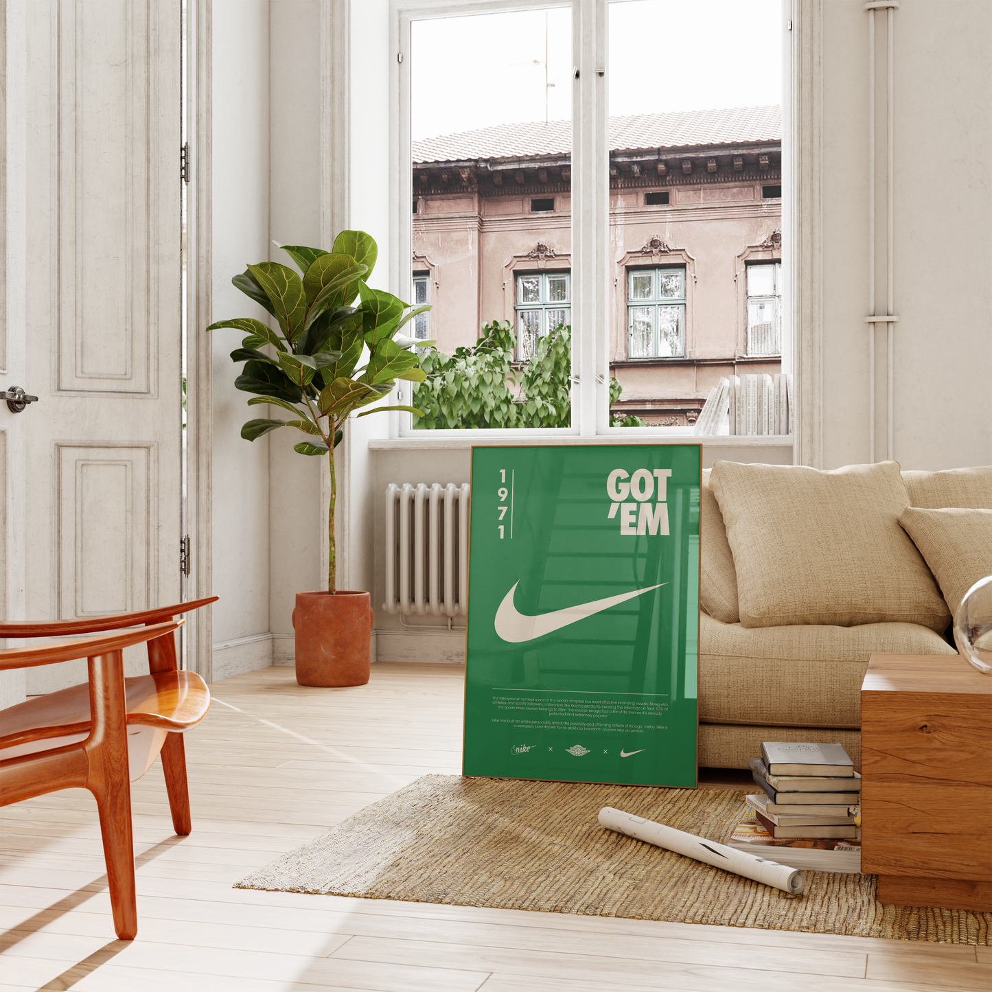 Nike Origins Green Poster