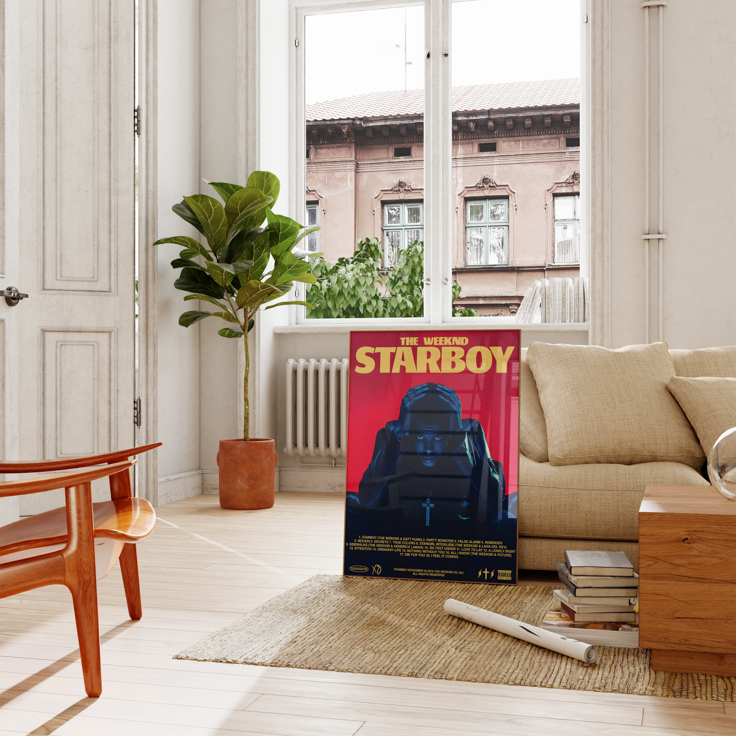 The Weeknd 'Starboy' Poster