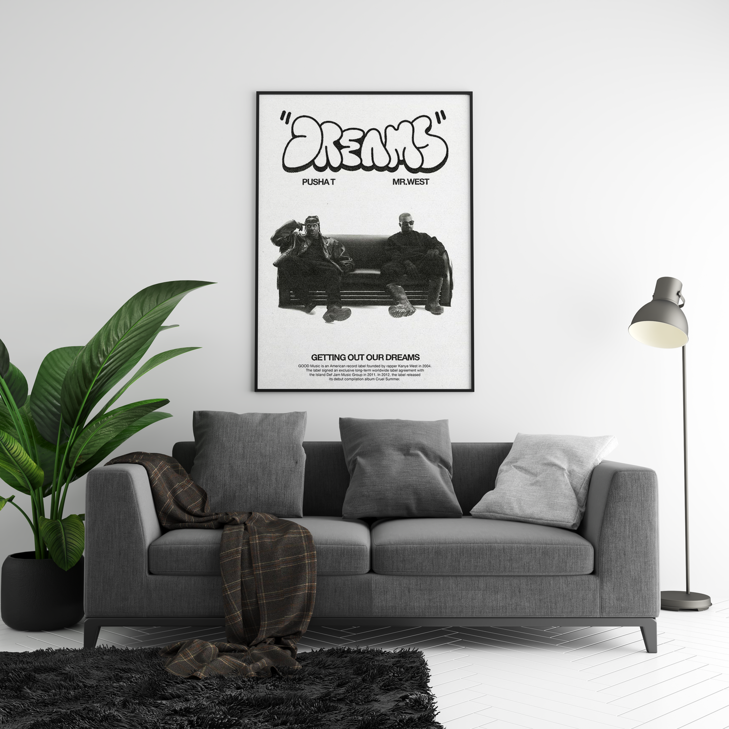 Pusha T & Kanye West 'Dreams' Poster