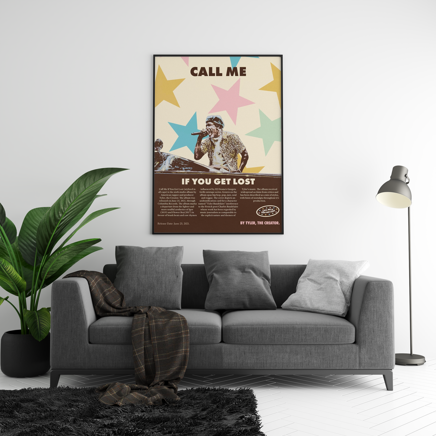 Tyler The Creator 'Call Me' Poster