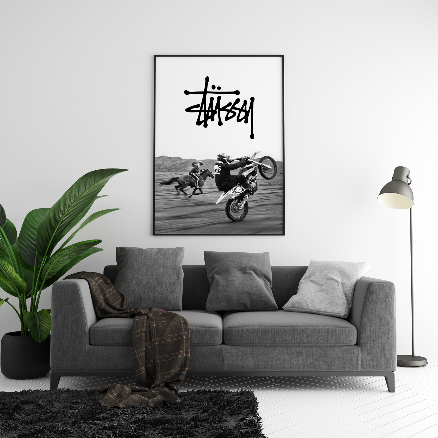 Stussy Motorbike Poster