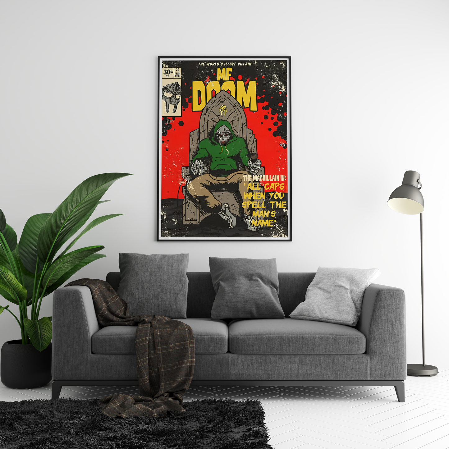 MF Doom 'Comic' Poster