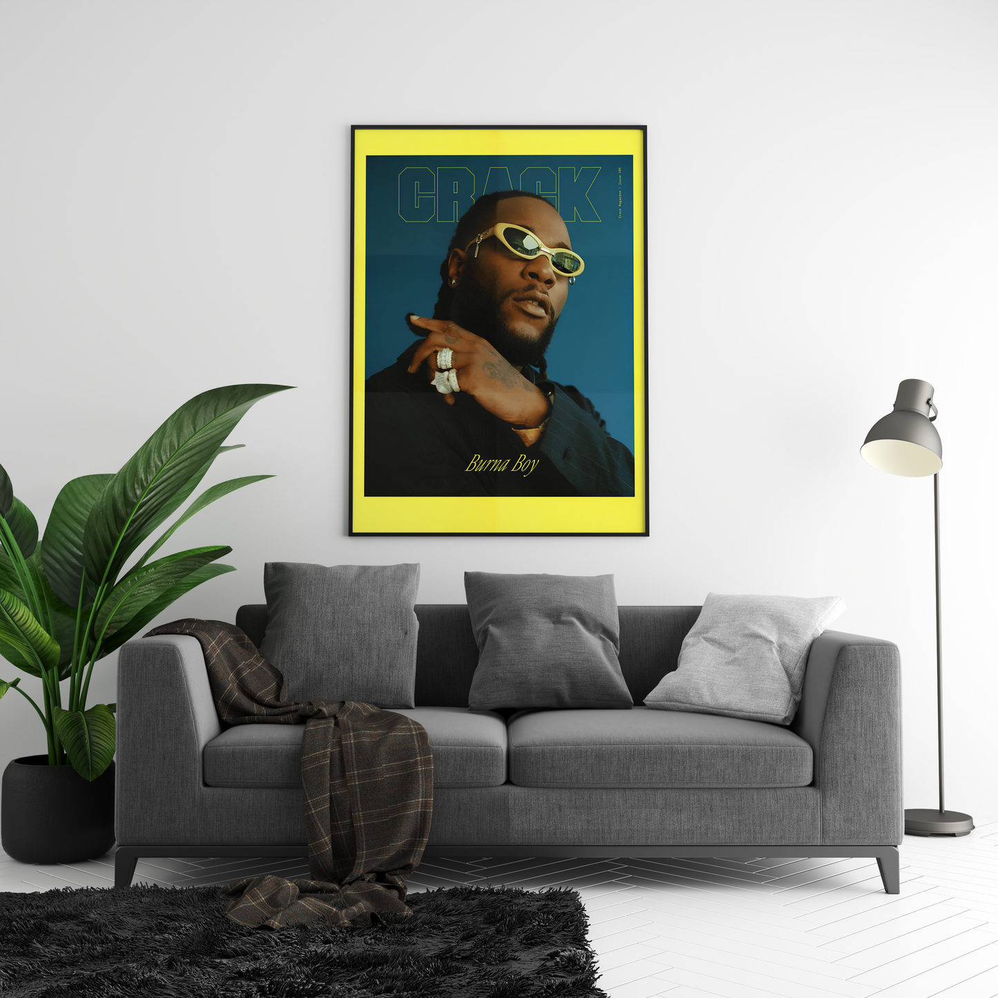 Burna Boy 'Crack Magazine' Poster