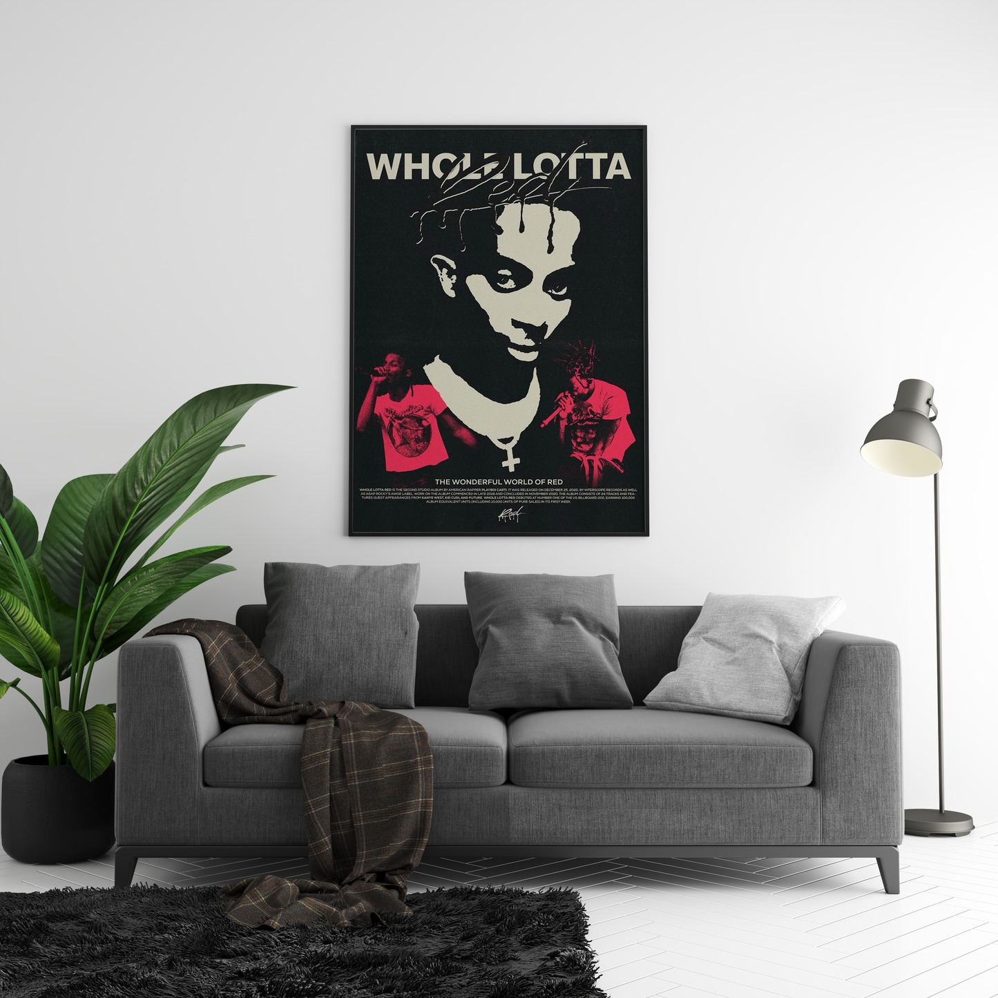 Playboi Carti 'Whole Lotta Red' Focus Poster