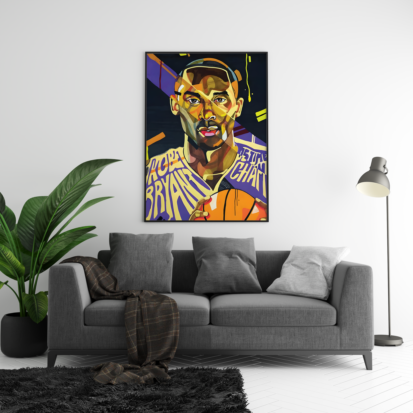 Kobe Bryant Painting Poster