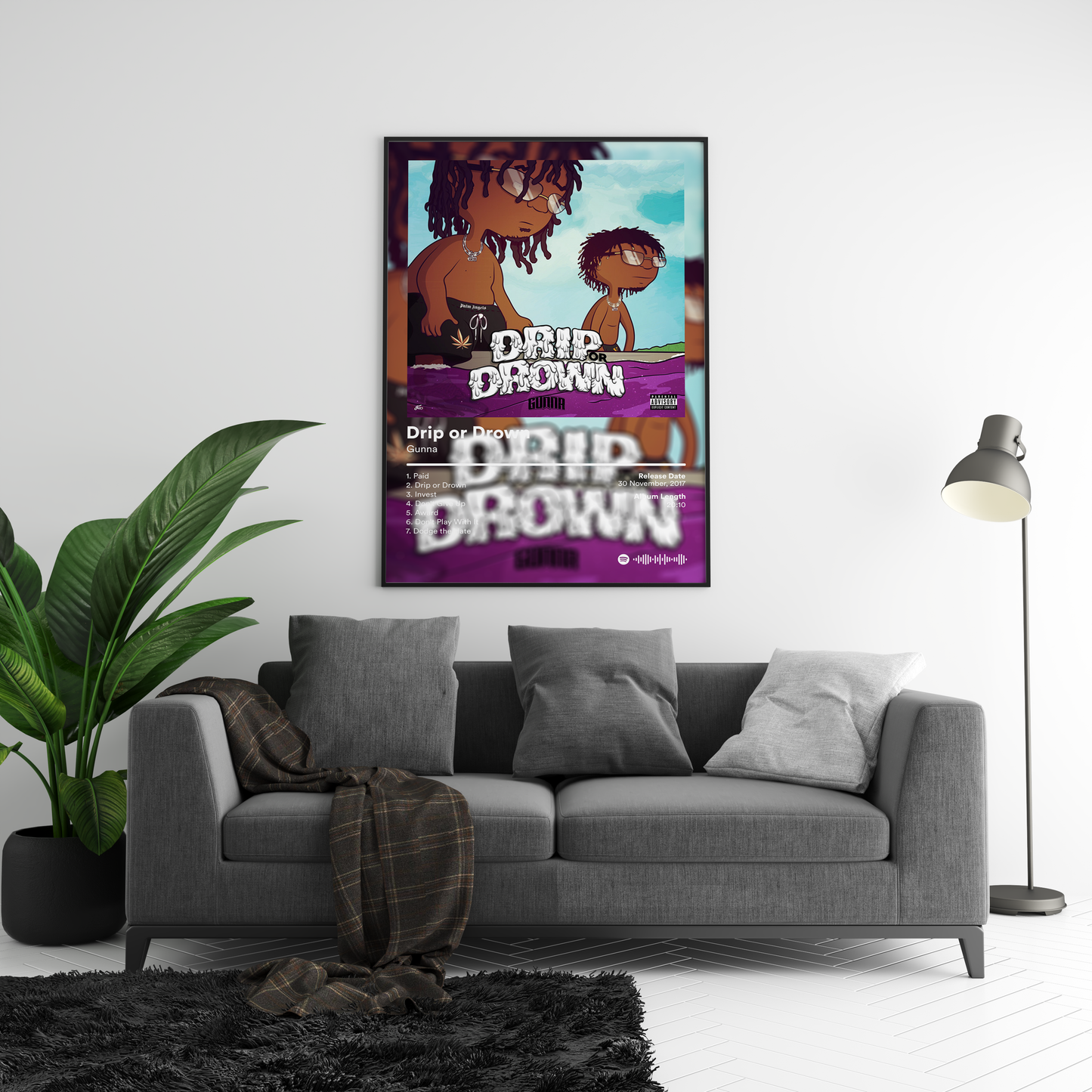 Gunna 'Drip or Drown' Album Poster