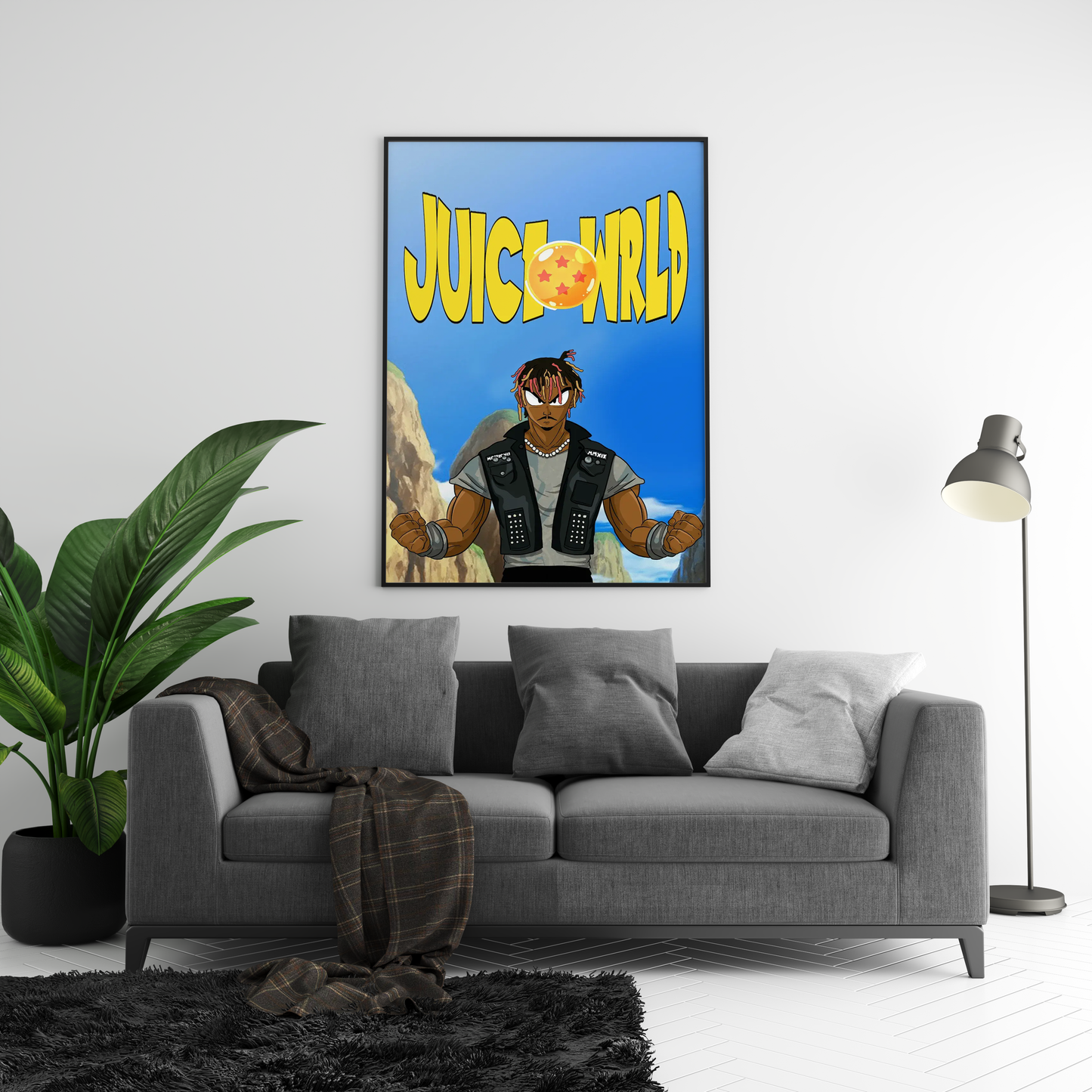 Juice WRLD x Dragon Ball Poster