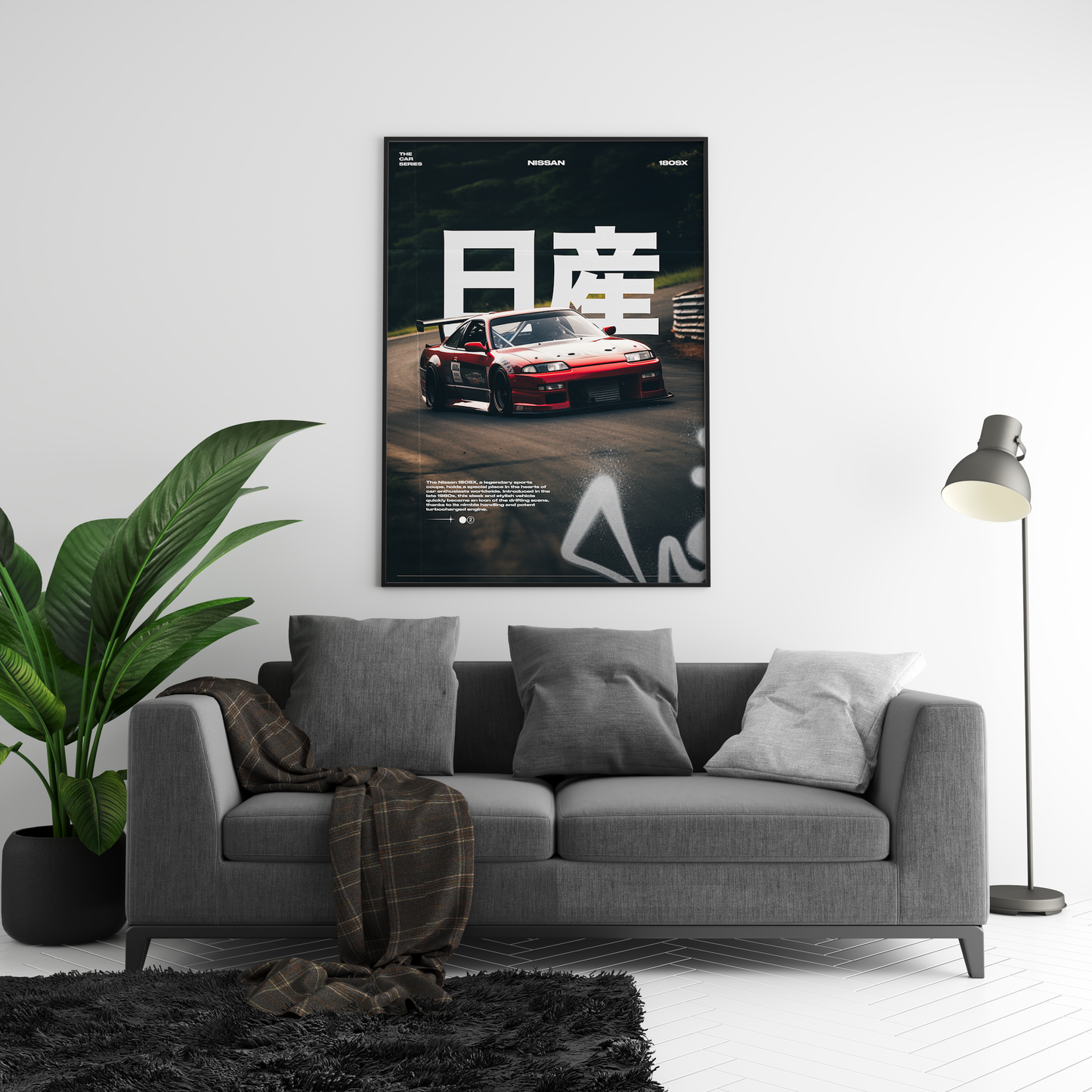 Nissan 180SX Poster