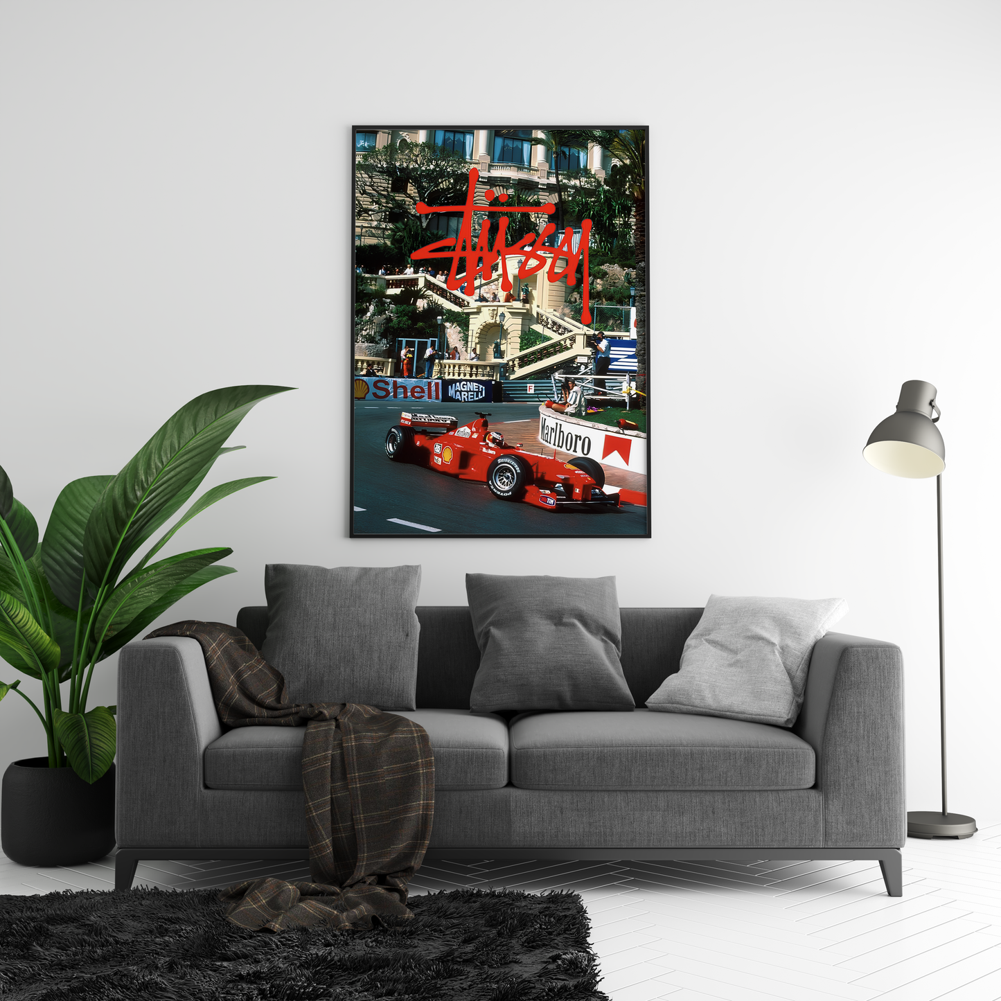 Stussy Ferrari F1 Poster