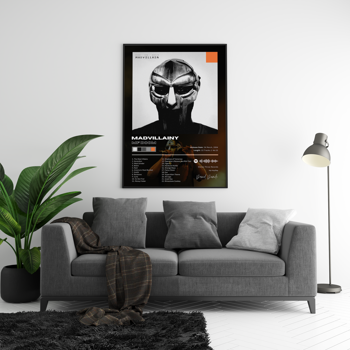 MF DOOM 'Madvillainy' Album Poster