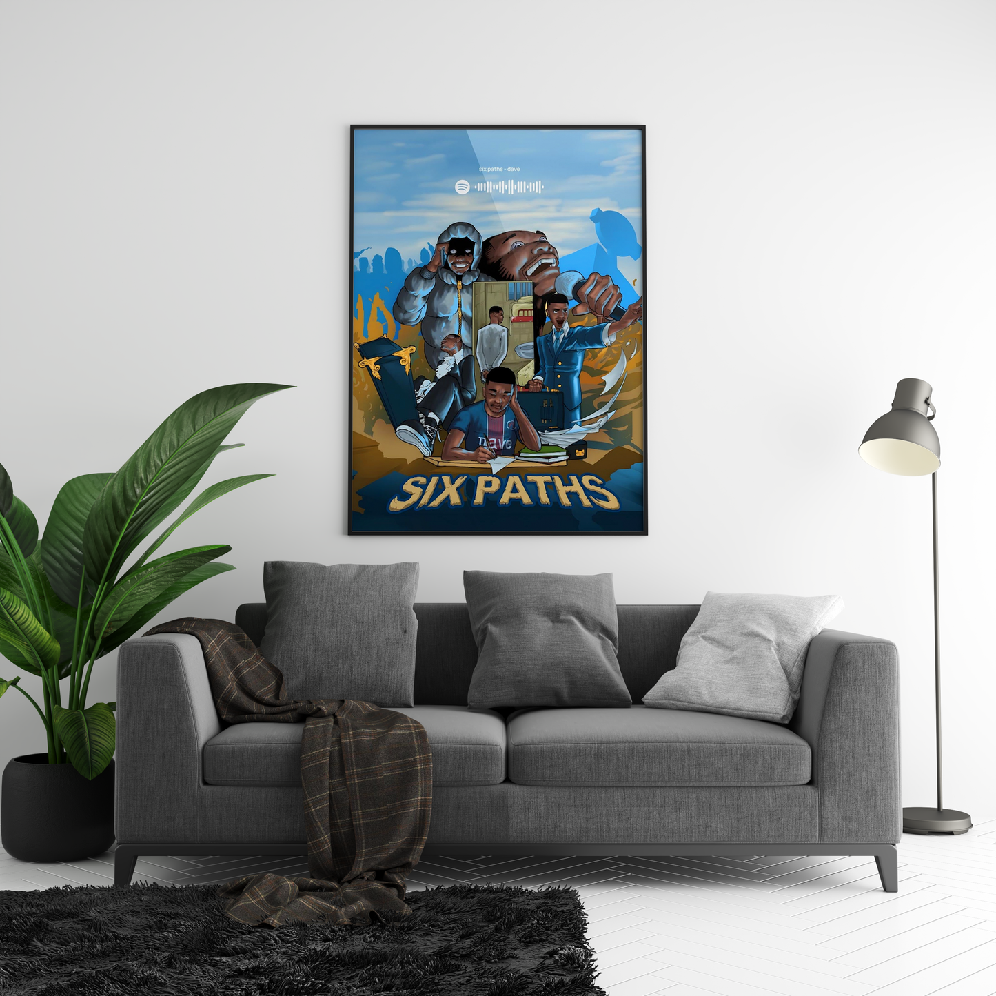 Dave 'Six Paths' Spotify Poster